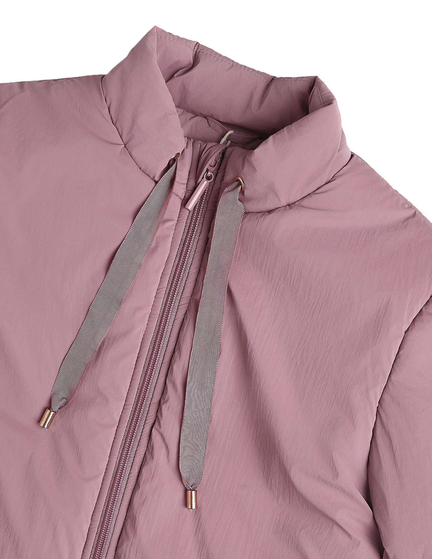 Solid Regular Fit Puffer Jacket Purple - U.S. POLO ASSN. | Large