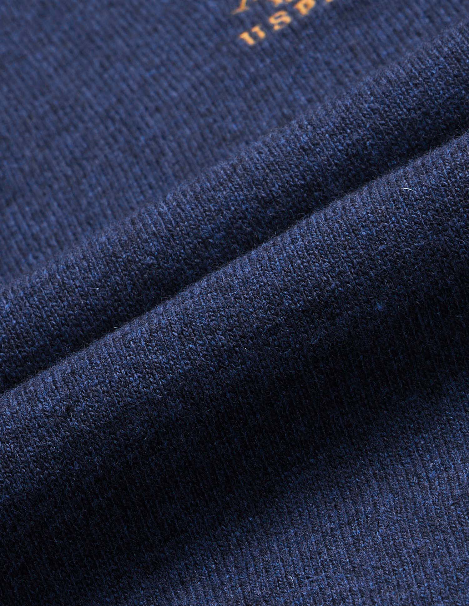 Heathered Regular Fit Sweater Light Blue - U.S. POLO ASSN. | Large