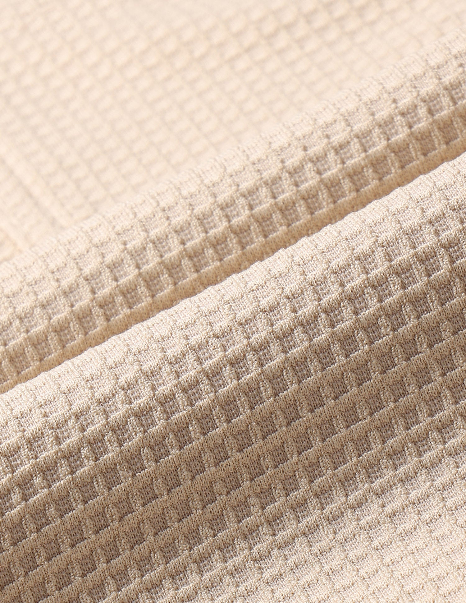 Textured Cuban Knitted Shirt Beige - U.S. Polo Assn. India | Large