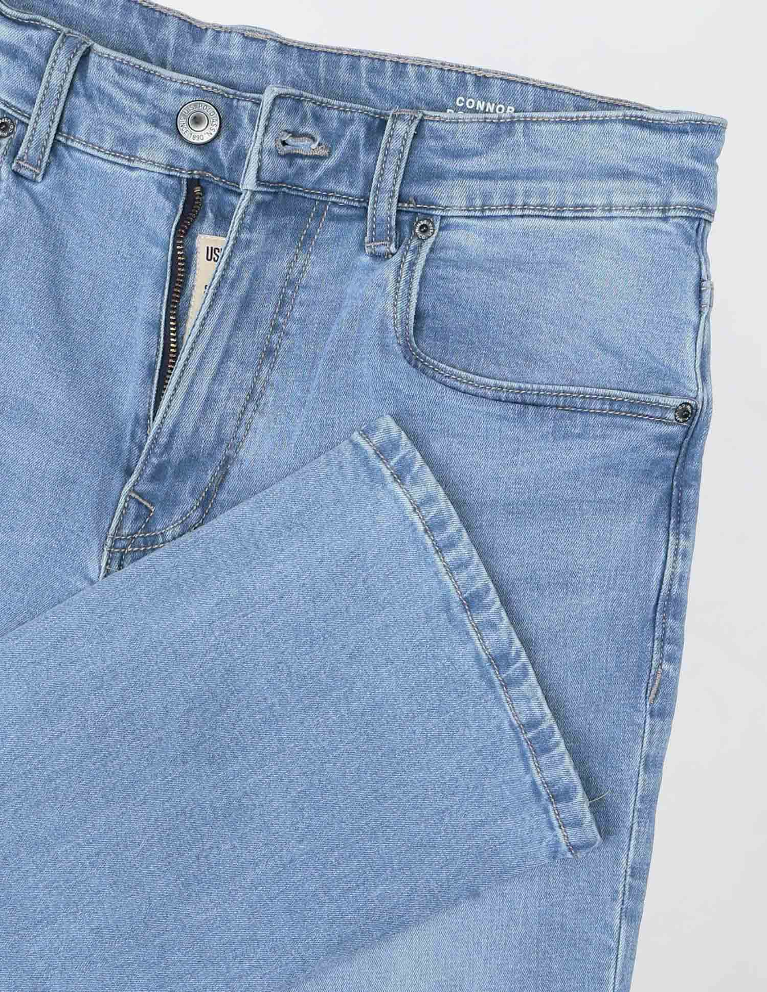 Connor Bootcut Blue Jeans Light Indigo - U.S. POLO ASSN. | Large