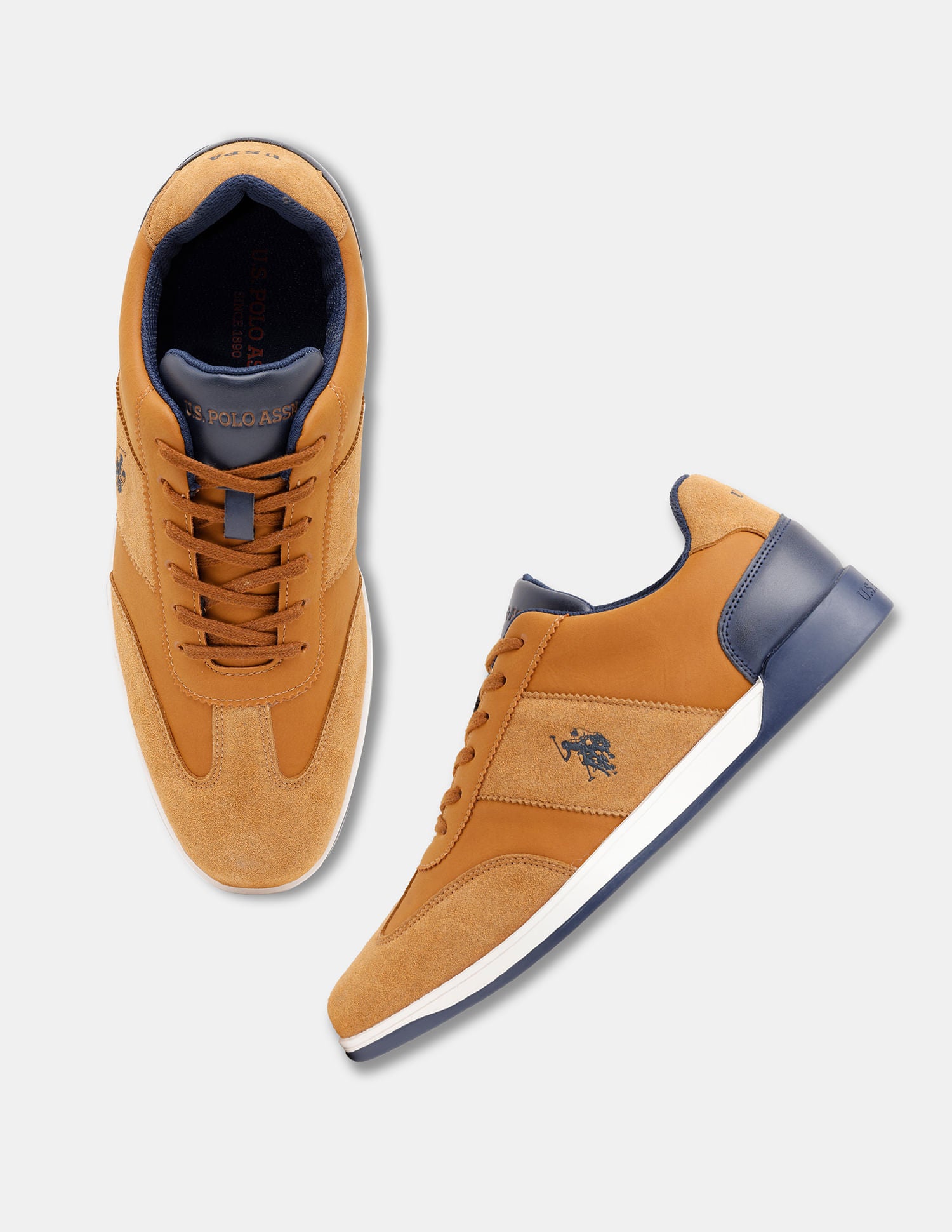 Men Jonny Smart Casuals Sneakers Tan - U.S. POLO ASSN. | Large