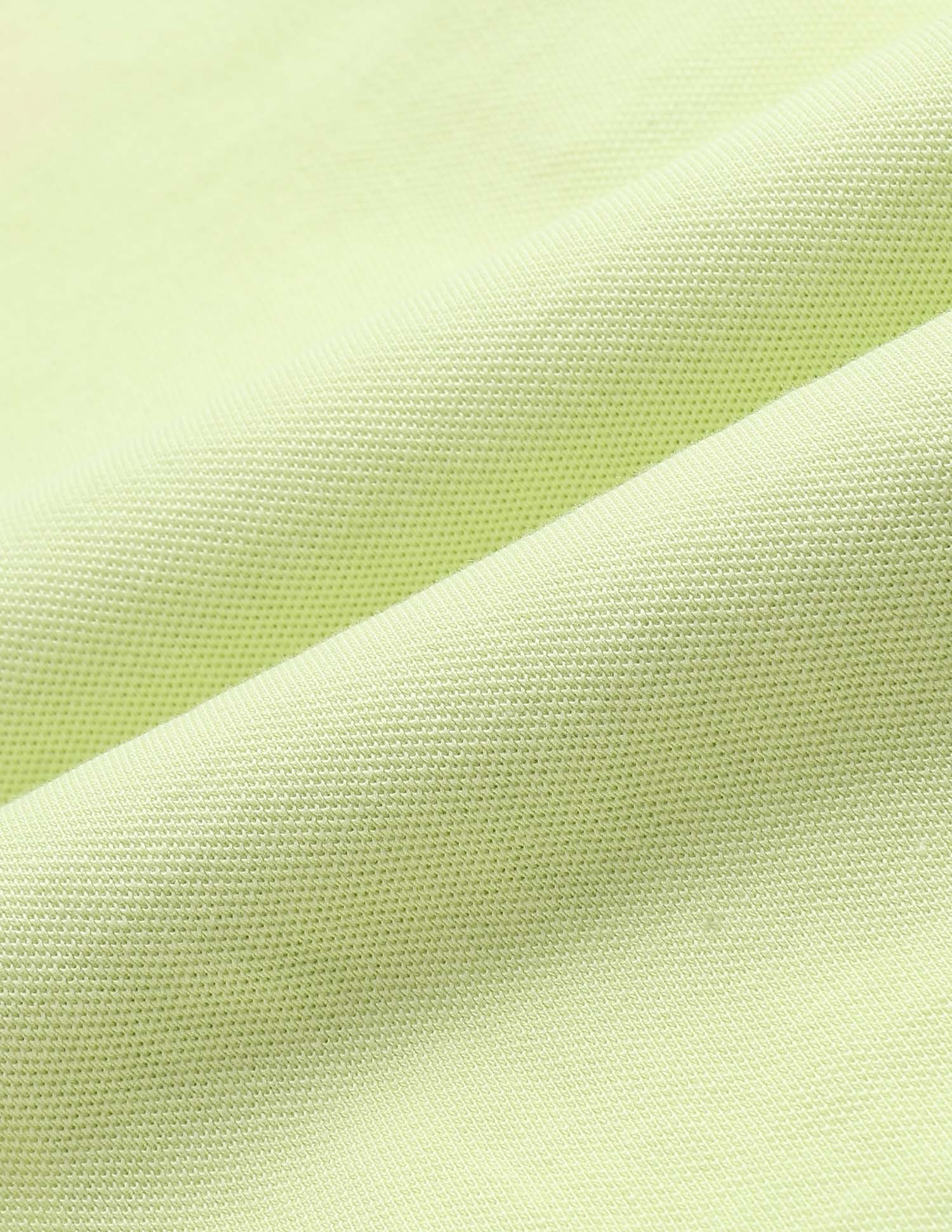 Puff Sleeve Cotton Polo Shirt Light Green - U.S. POLO ASSN. | Large