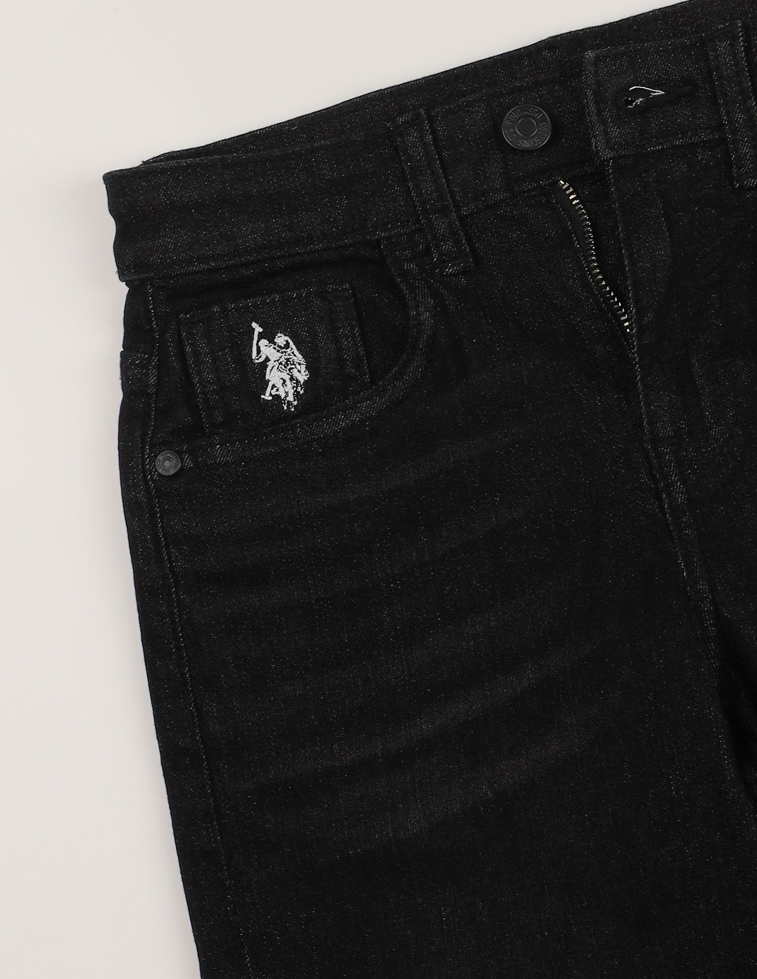 Baggy Fit Black Jeans Black - U.S. Polo Assn. India | Large