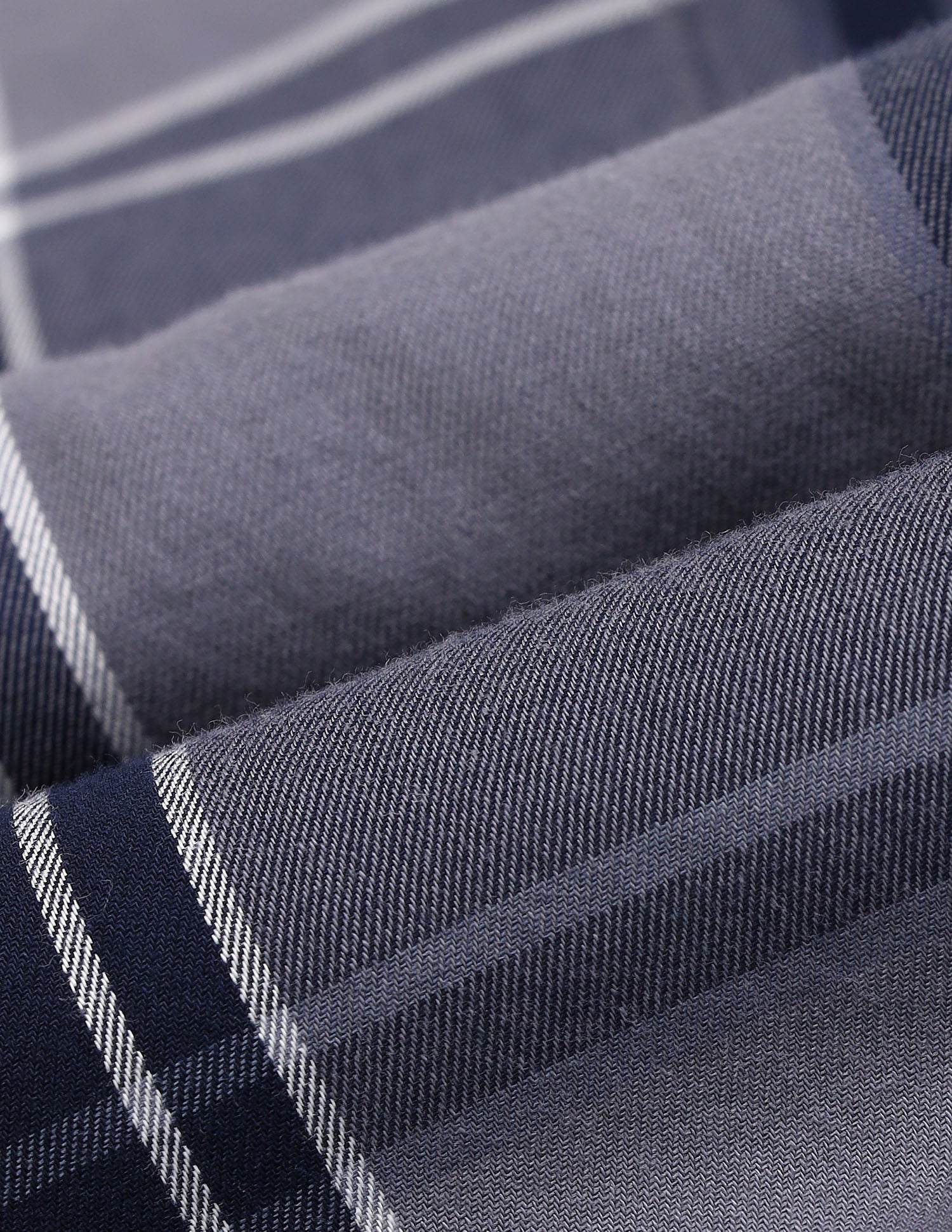 Grid Tattersall Checked Cotton Shirt Navy - U.S. Polo Assn. India | Large