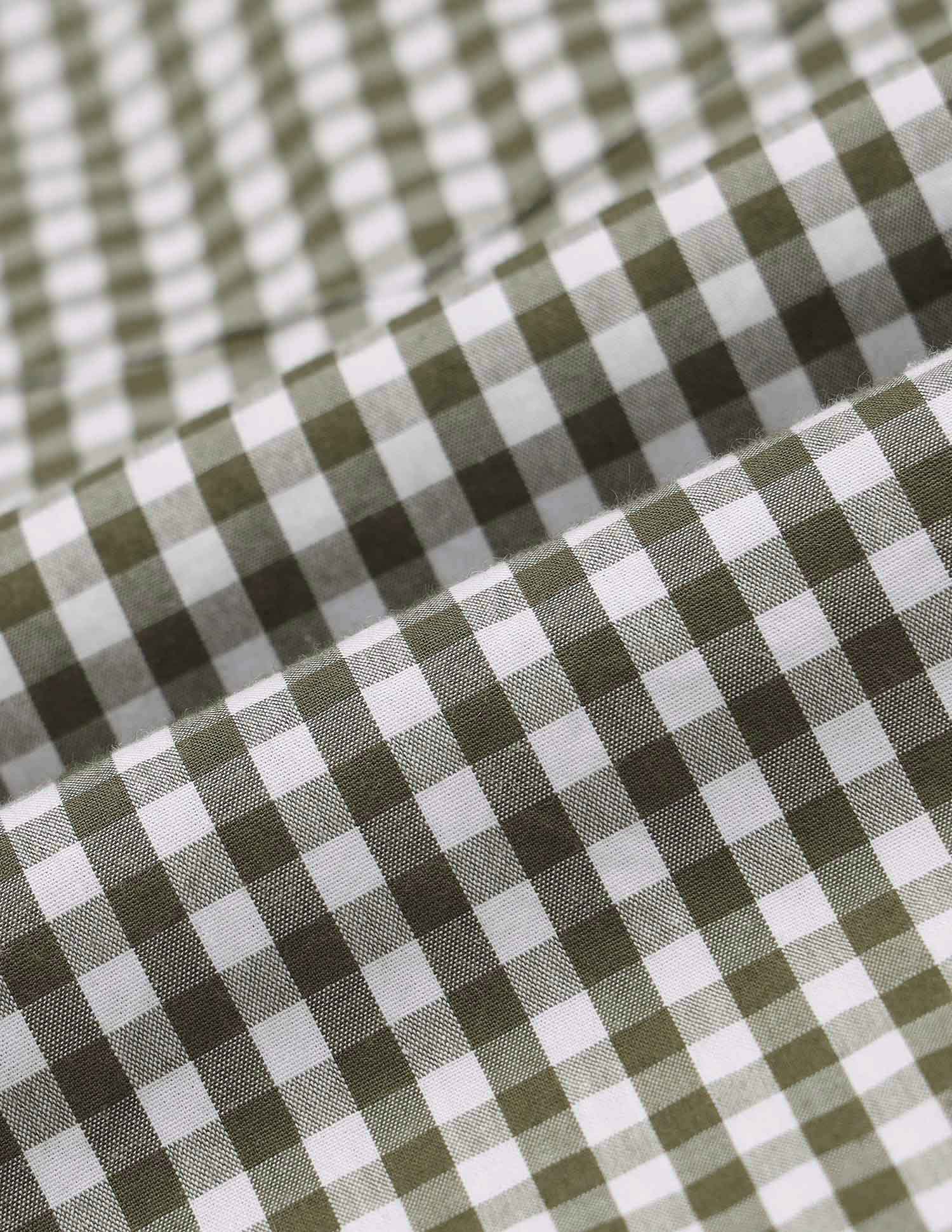 Buffalo Checked Poplin Shirt Green - U.S. Polo Assn. India | Large