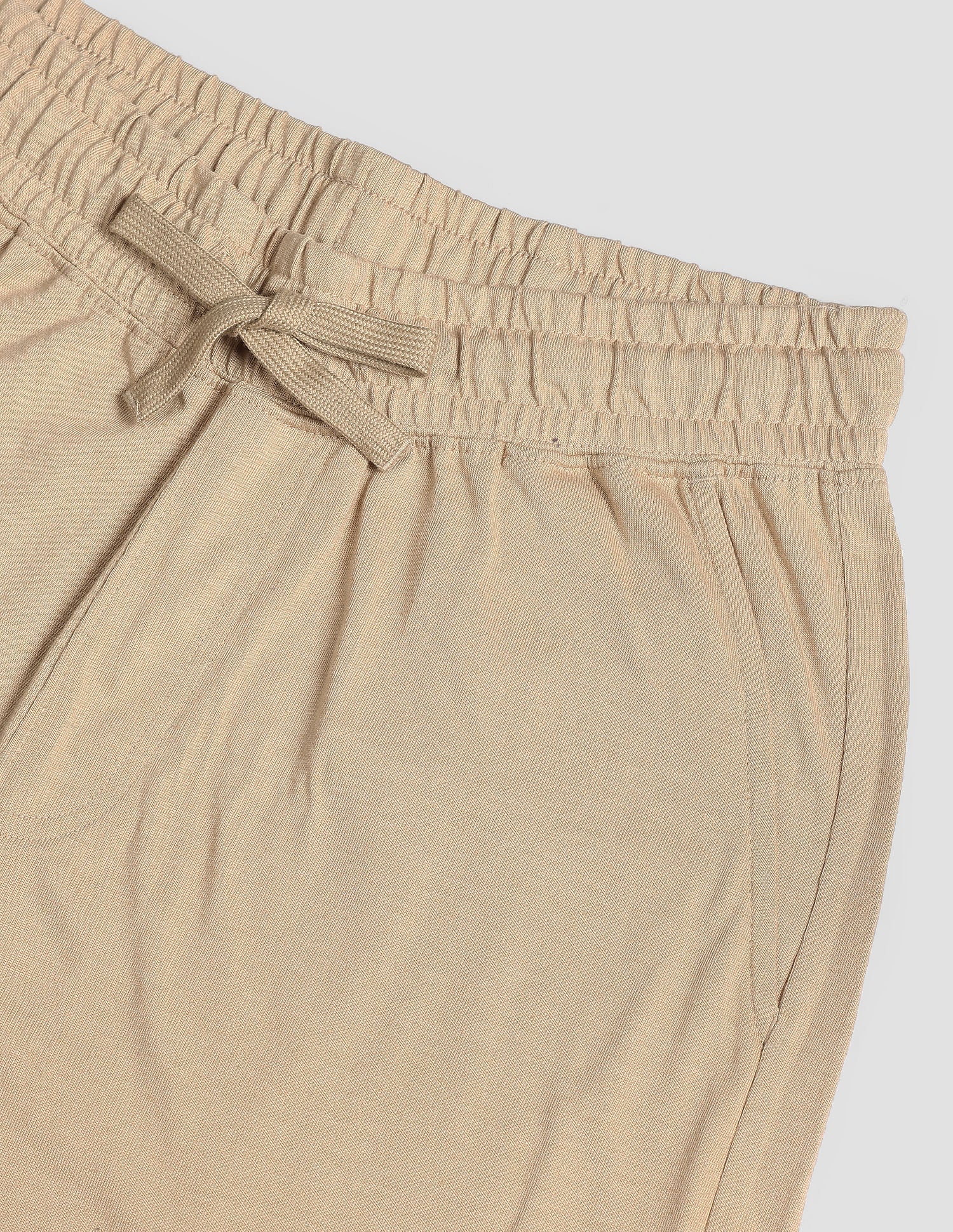 Solid Logo IYBF Knit Shorts - Pack Of 1 Beige - U.S. POLO ASSN. | Large