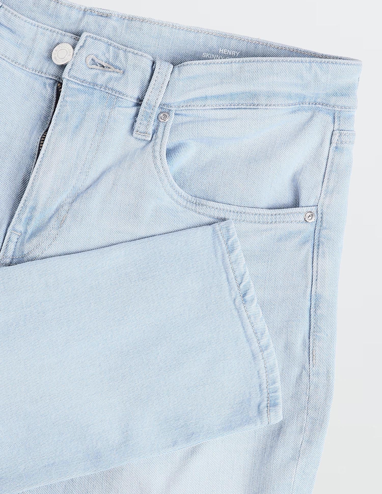 Henry Tapered Fit Blue Jeans Light Blue - U.S. Polo Assn. India | Large