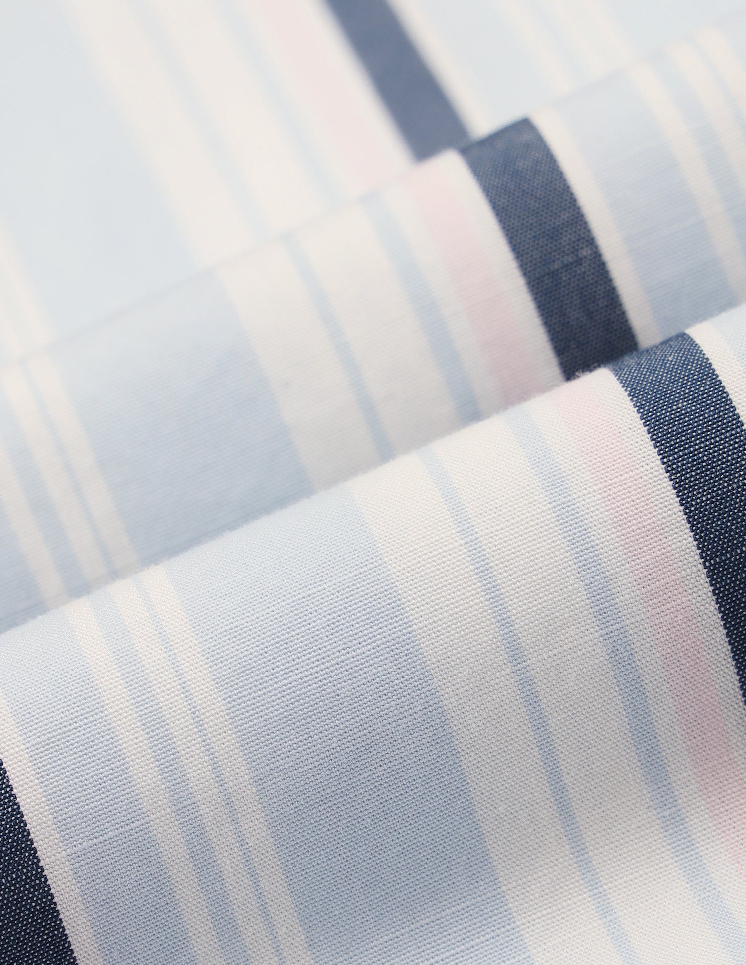 Tailored Fit Vertical Striped Shirt Light Blue - U.S. Polo Assn. India | Large