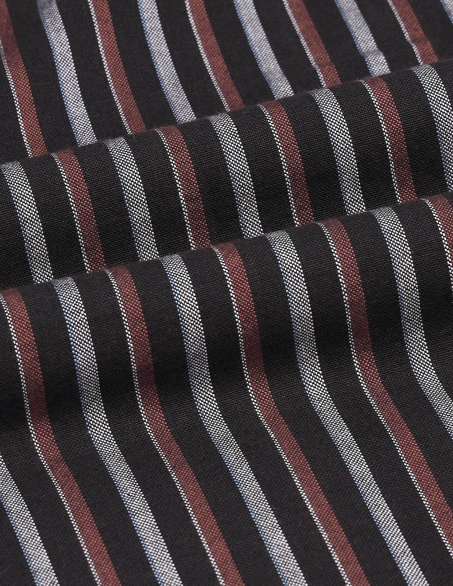 Tailored Fit Pure Cotton Shirt Dark Brown - U.S. Polo Assn. India | Large