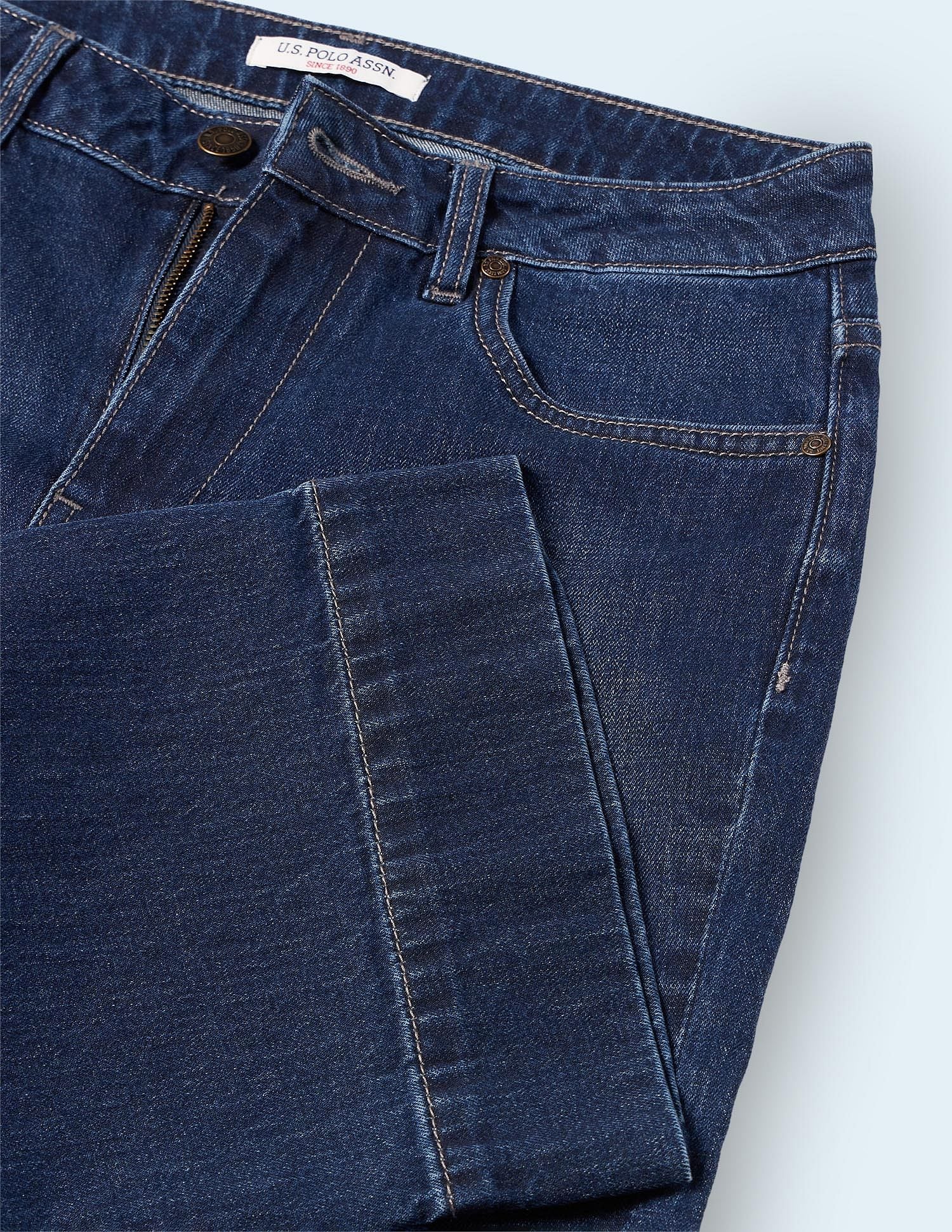 Bootcut Fit Blue Jeans Blue - U.S. POLO ASSN. | Large