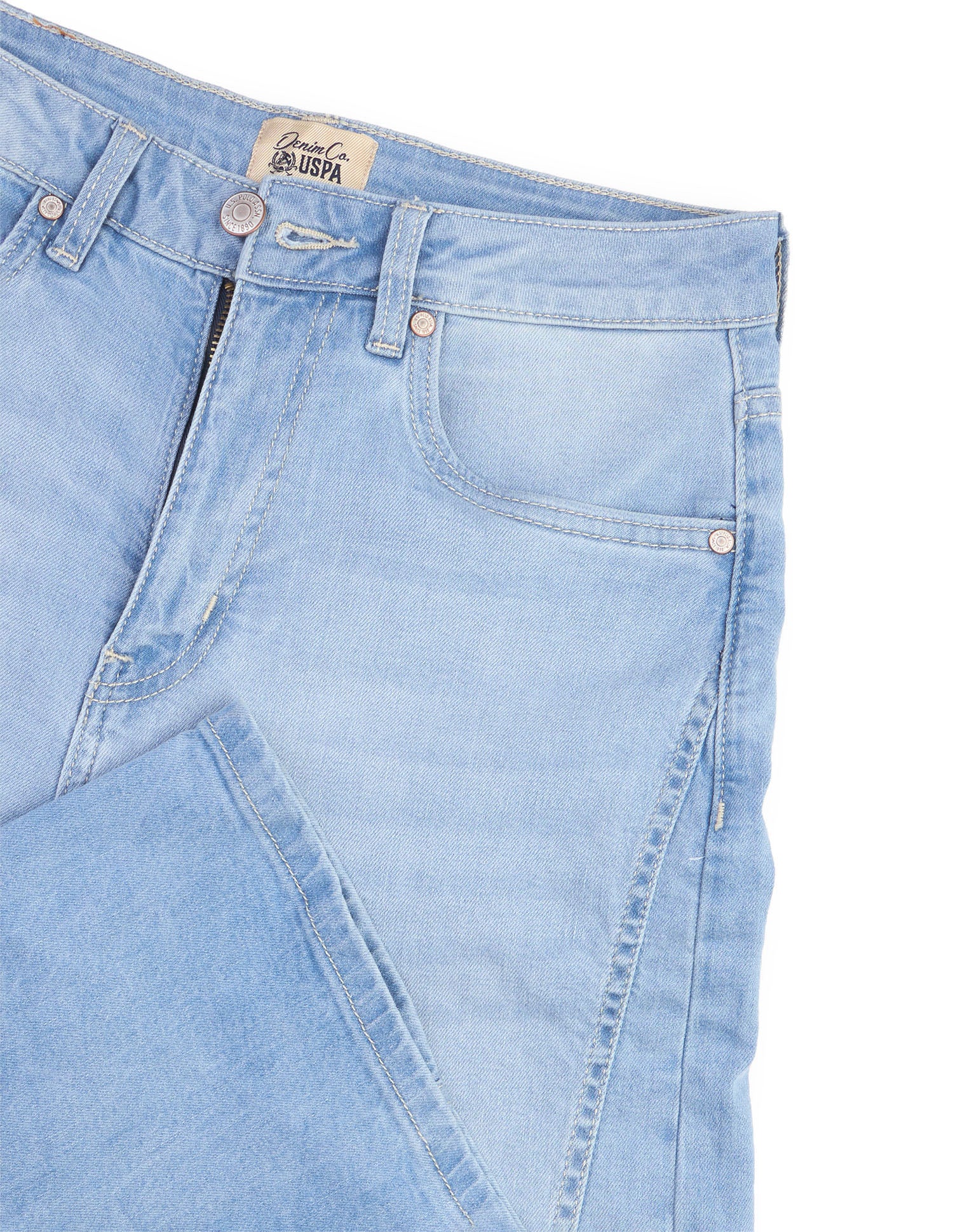 Baggy Fit Blue Jeans Light Blue - U.S. Polo Assn. India | Large