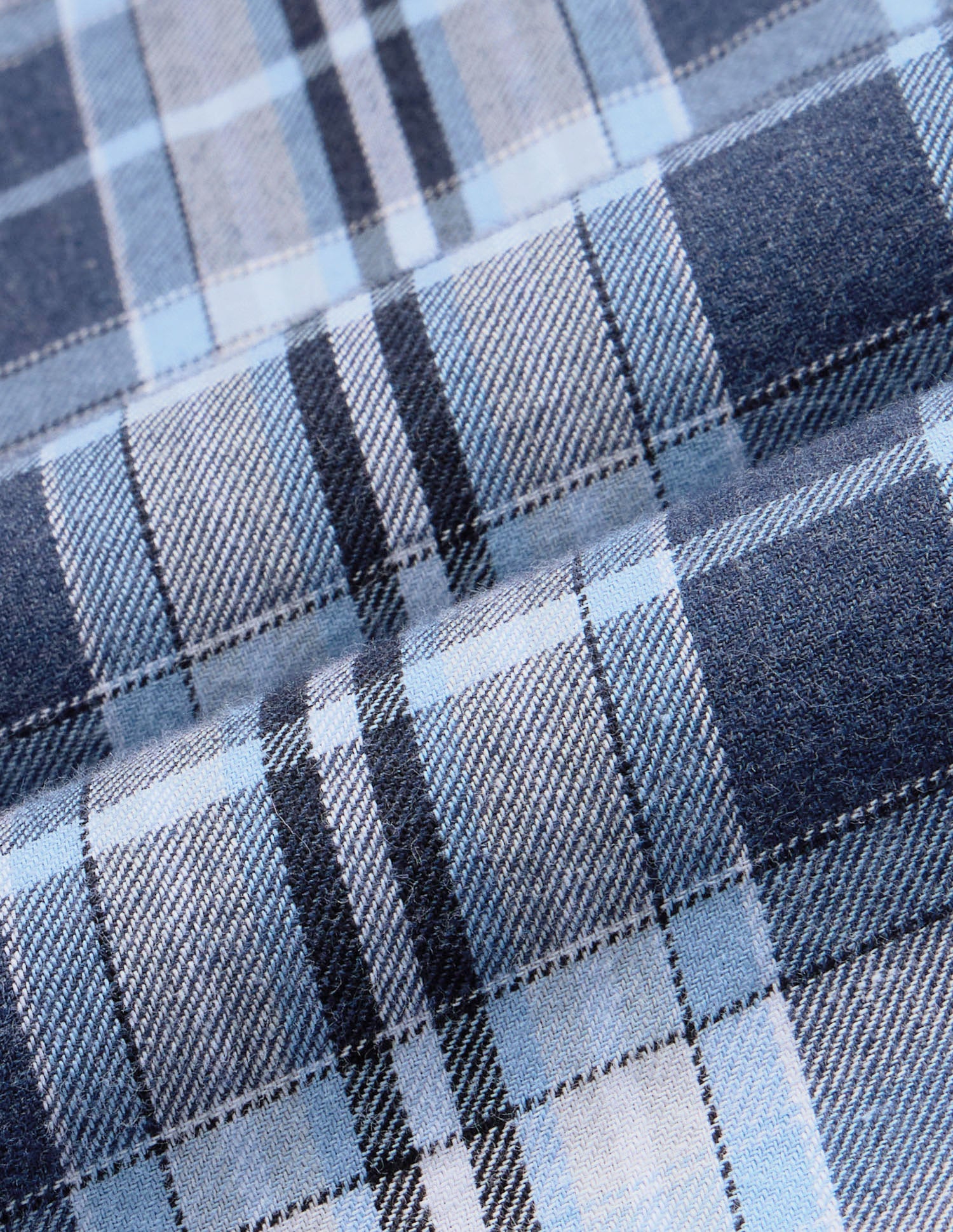 Plaid Checked Twill Shirt Blue - U.S. Polo Assn. India | Large