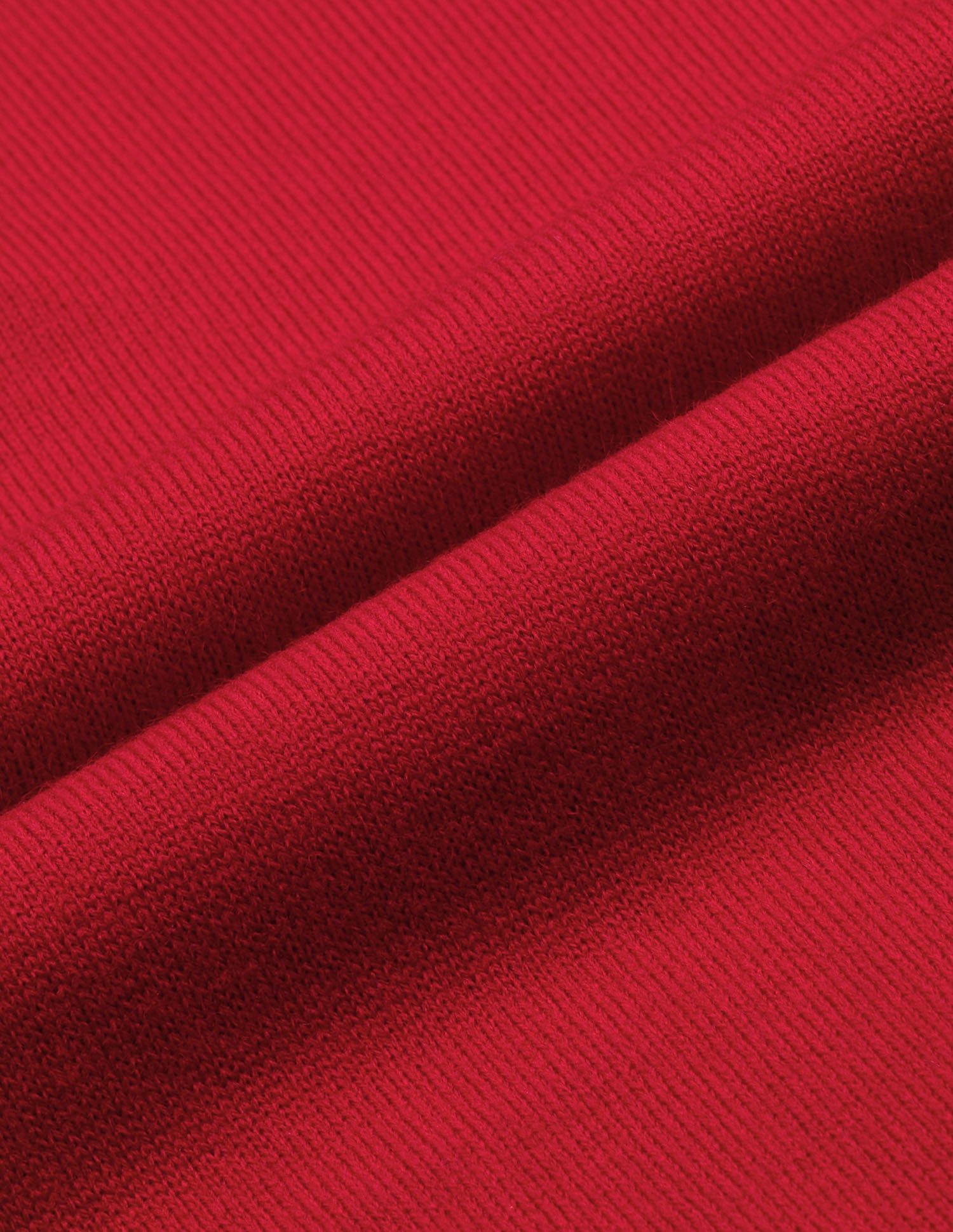 Solid Regular Fit Sweater Red - U.S. Polo Assn. India | Large
