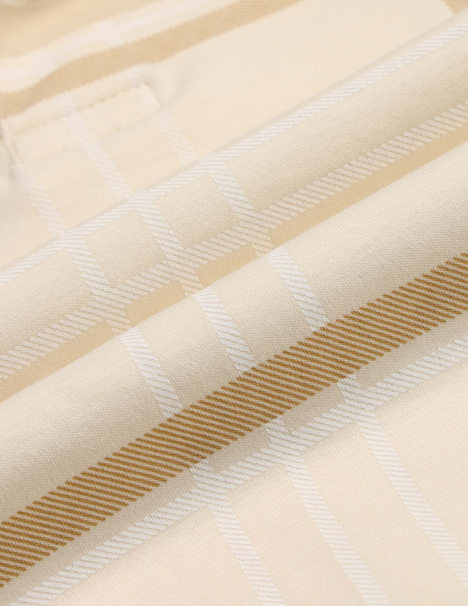 Checked Slim Fit Classic Polo Shirt Beige - U.S. Polo Assn. India | Large