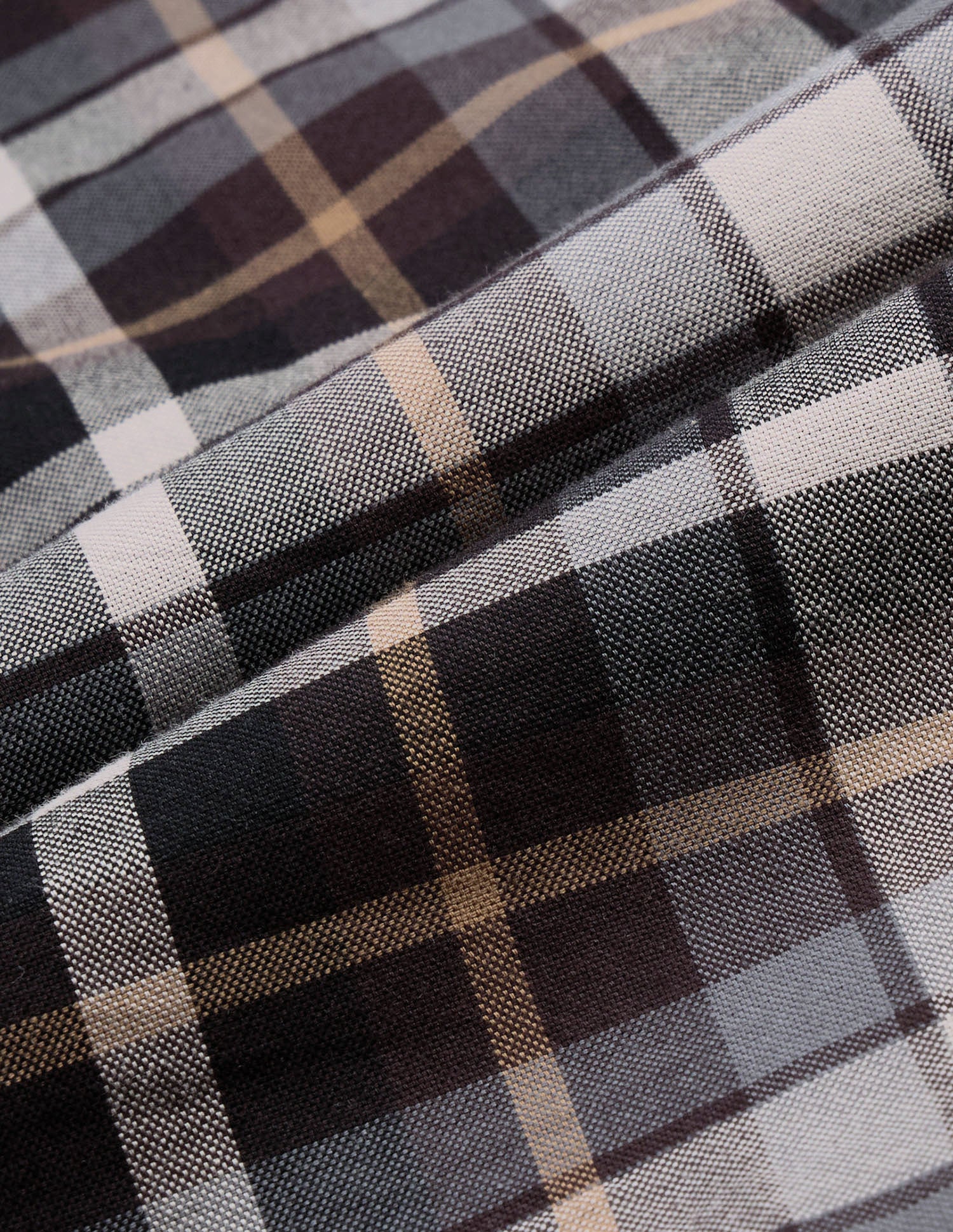 Plaid Checked Tailored Fit Shirt Choco - U.S. Polo Assn. India | Large