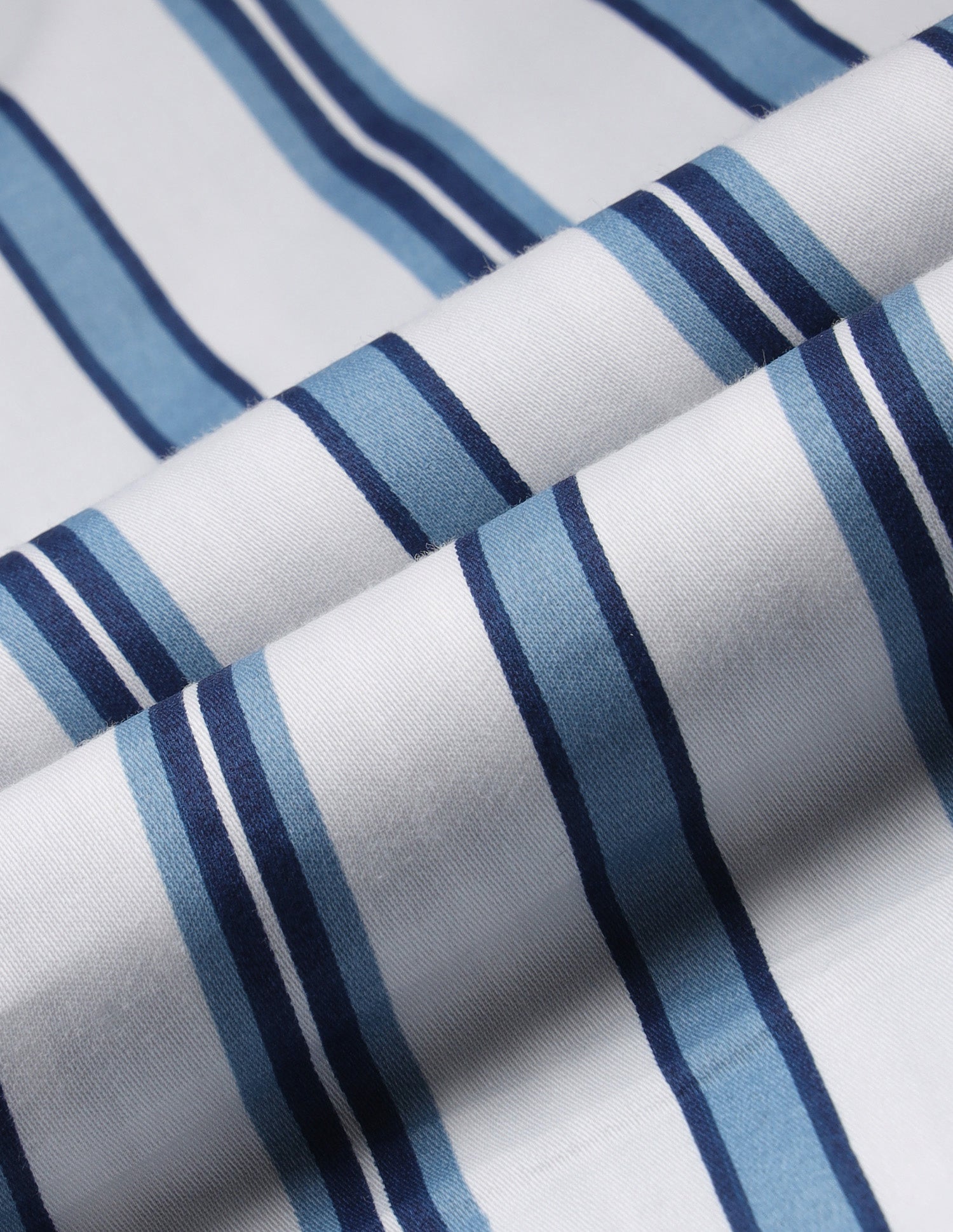 Satin Vertical Striped Shirt Blue - U.S. Polo Assn. India | Large