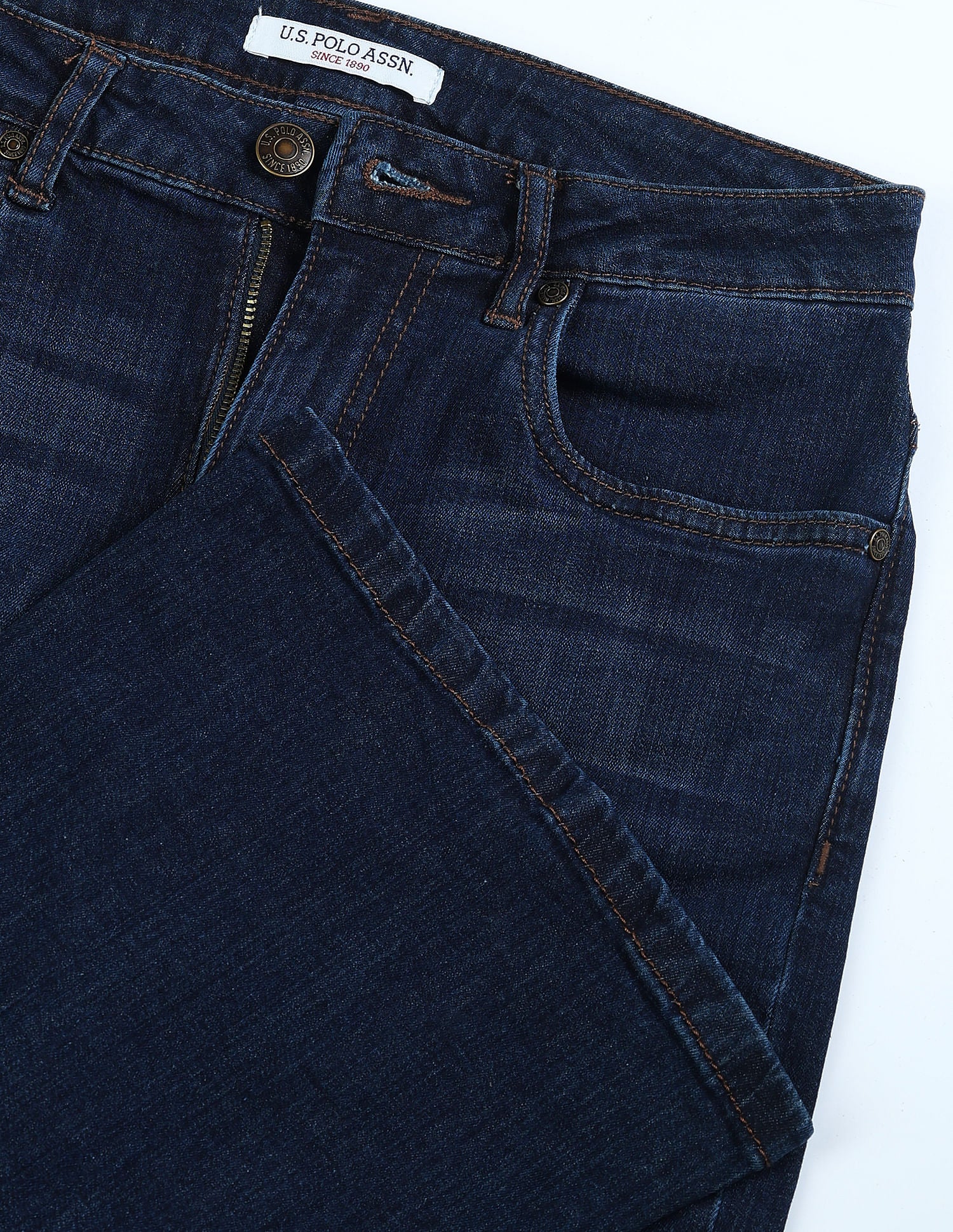 High Rise Flare Fit Jeans Dark Blue - U.S. Polo Assn. India | Large