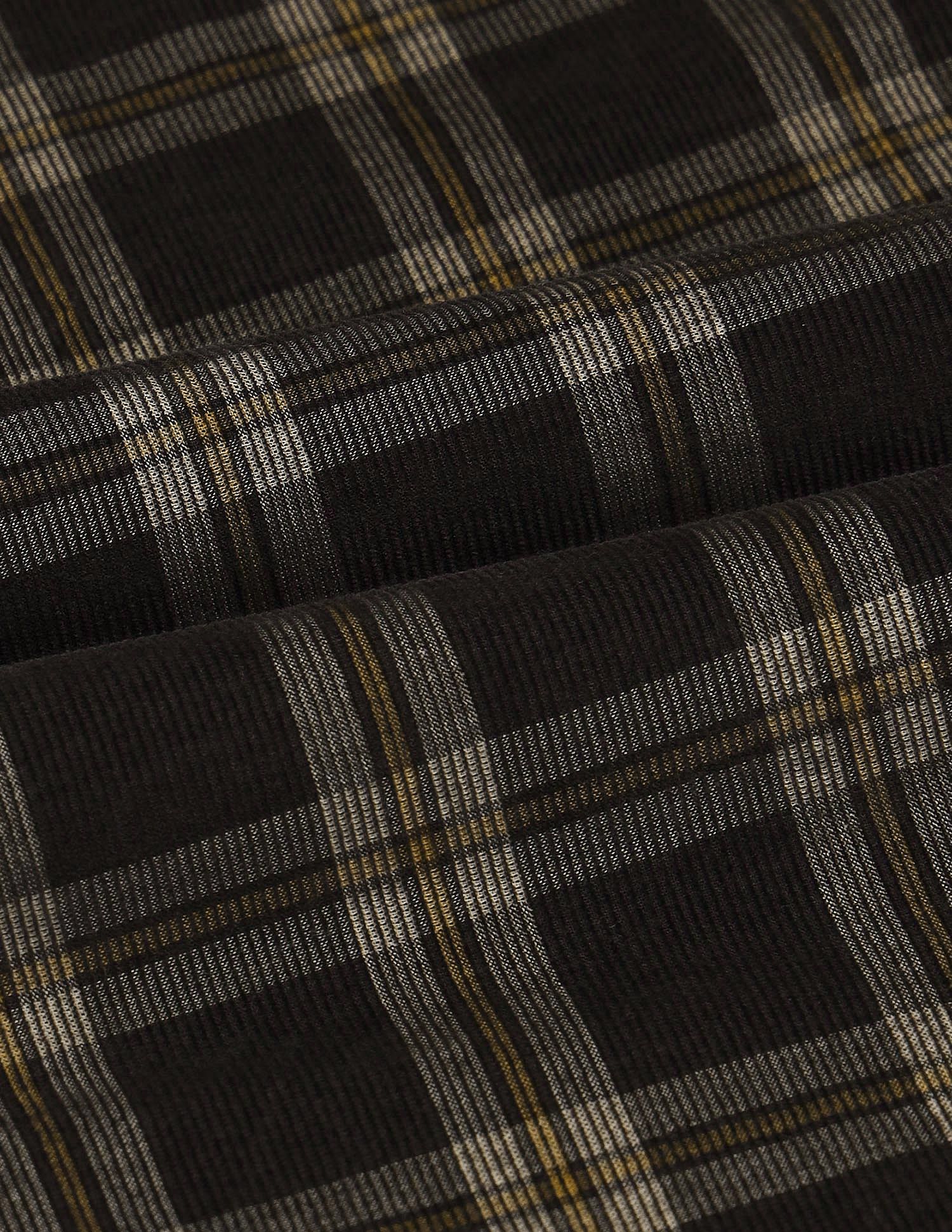 Slim Fit Corduroy Shirt Brown - U.S. Polo Assn. India | Large