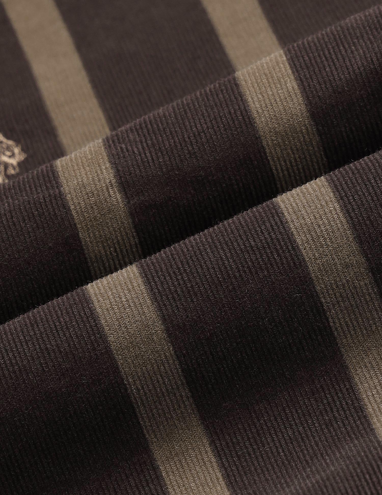 Corduroy Vertical Striped Shirt Choco - U.S. POLO ASSN. | Large