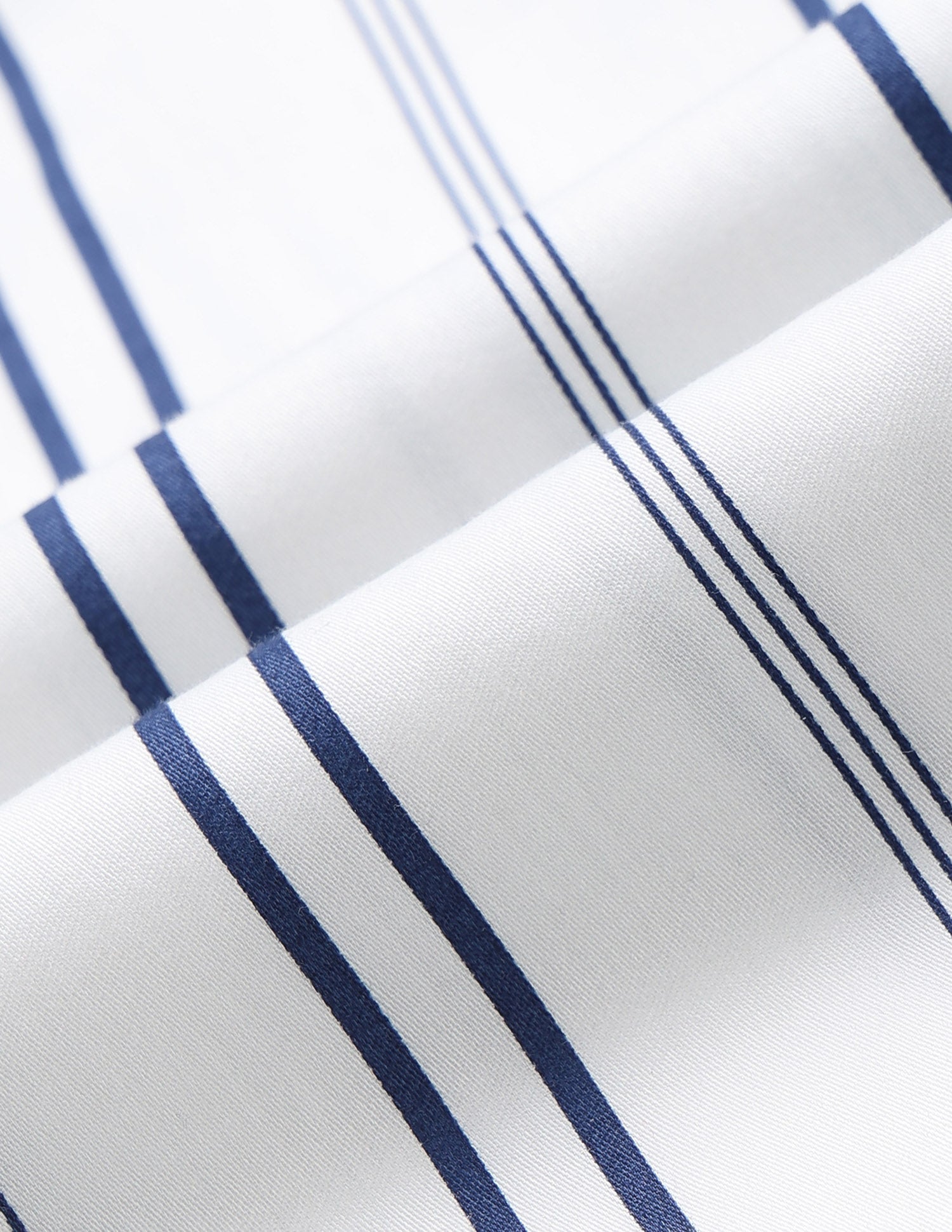 Vertical Striped Pure Cotton Shirt Navy - U.S. POLO ASSN. | Large