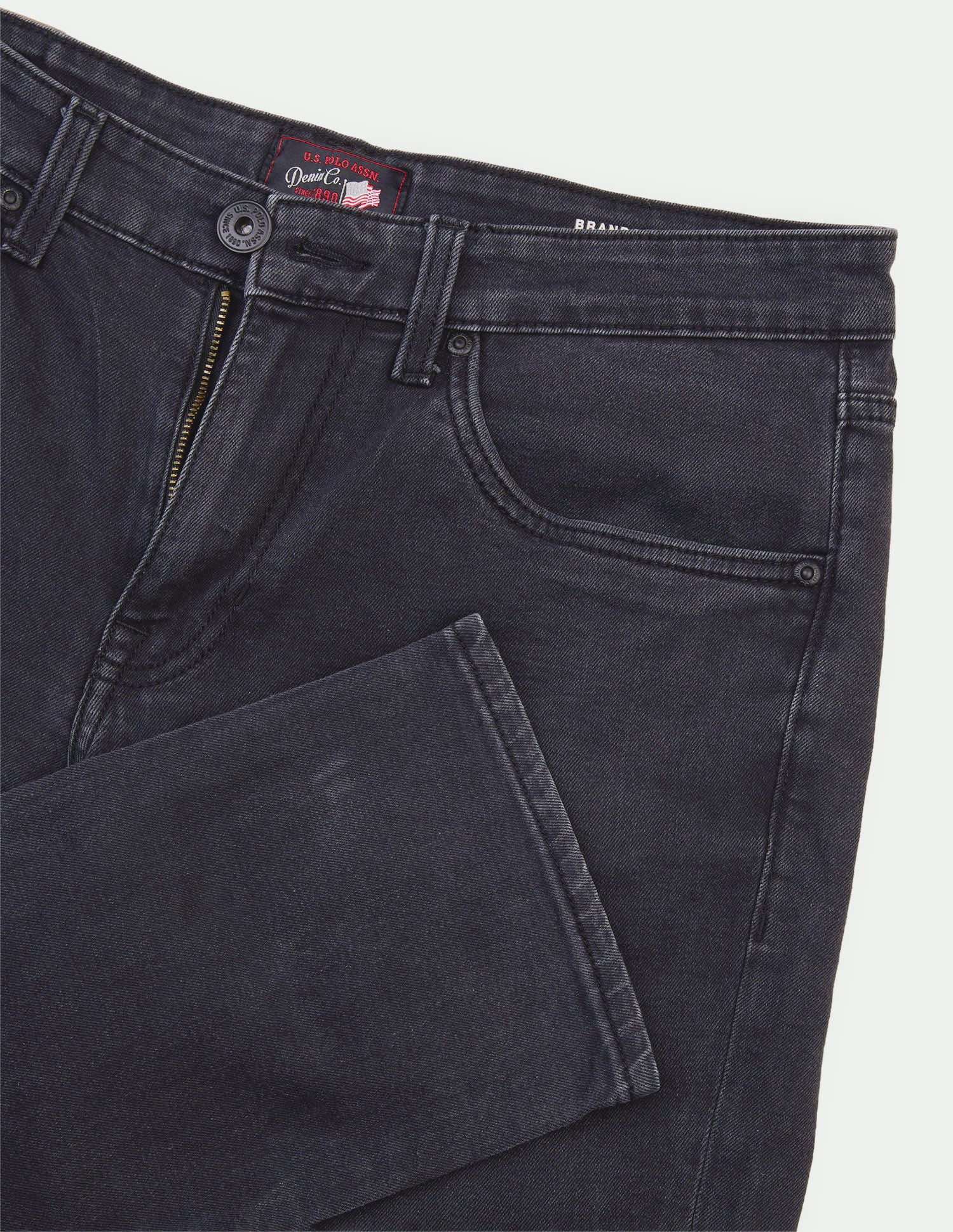 Brandon Slim Tapered Fit Jeans Black - U.S. Polo Assn. India | Large