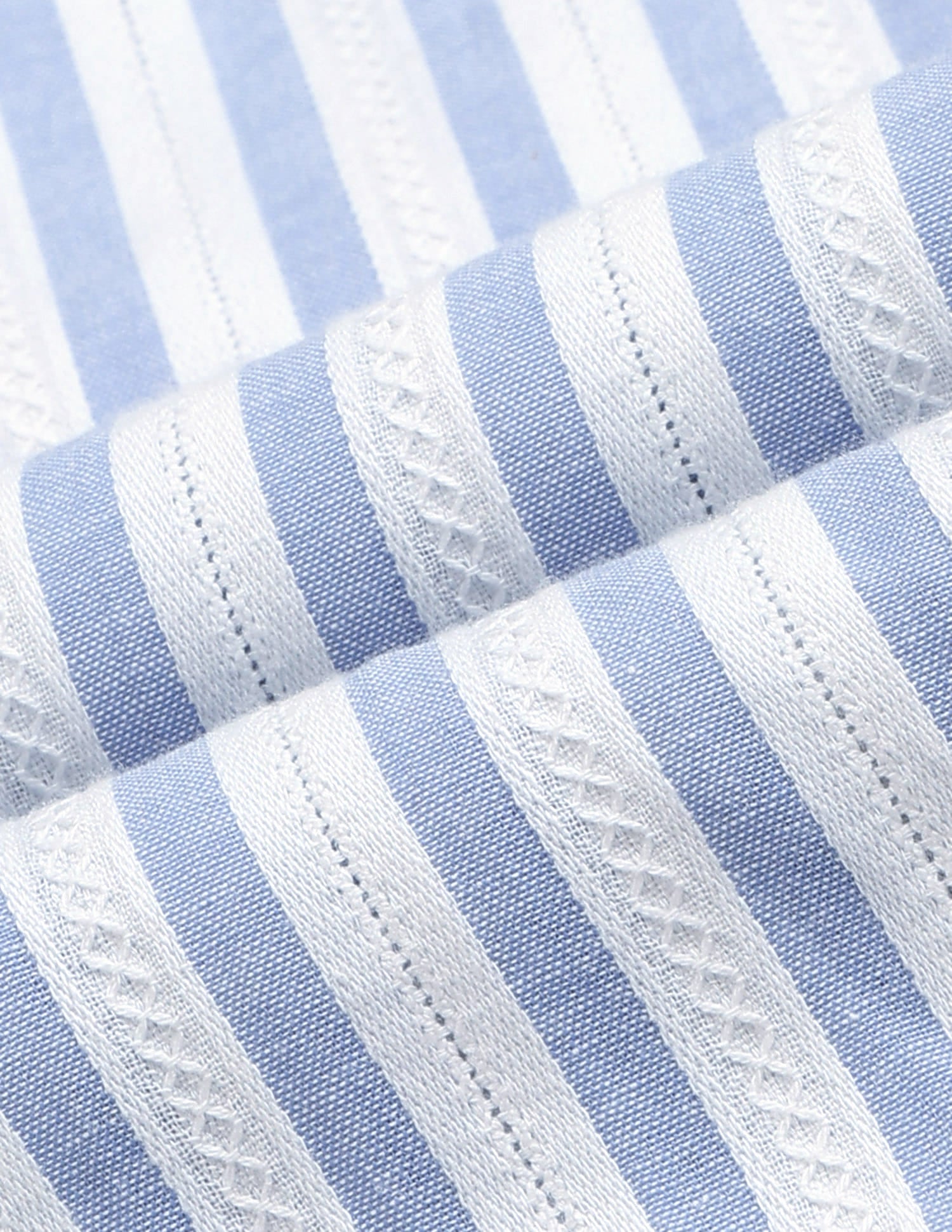 Vertical Striped Textured Shirt Blue - U.S. Polo Assn. India | Large