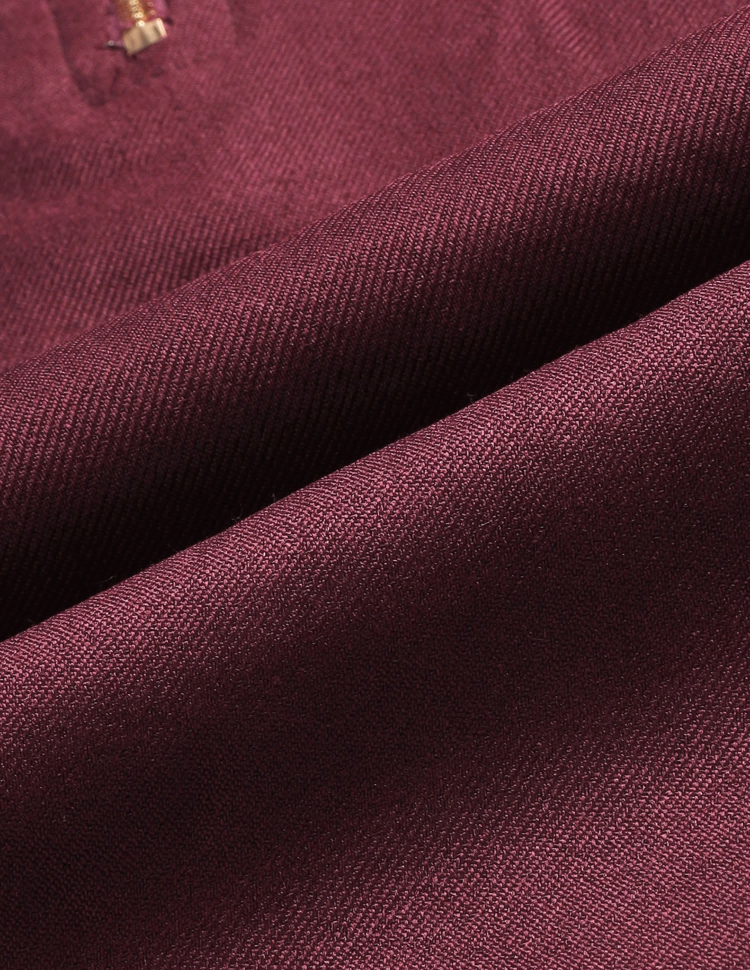 Solid Regular Fit Zipper Top Wine - U.S. Polo Assn. India | Large