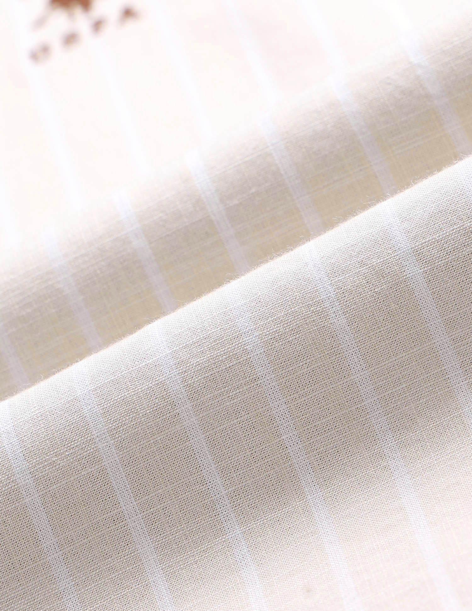 Regular Fit Vertical Striped Shirt Light Beige - U.S. POLO ASSN. | Large