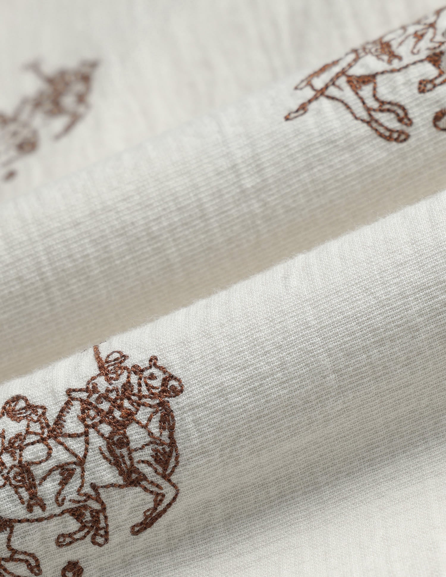 Embroidered Regular Fit Shirt White - U.S. Polo Assn. India | Large