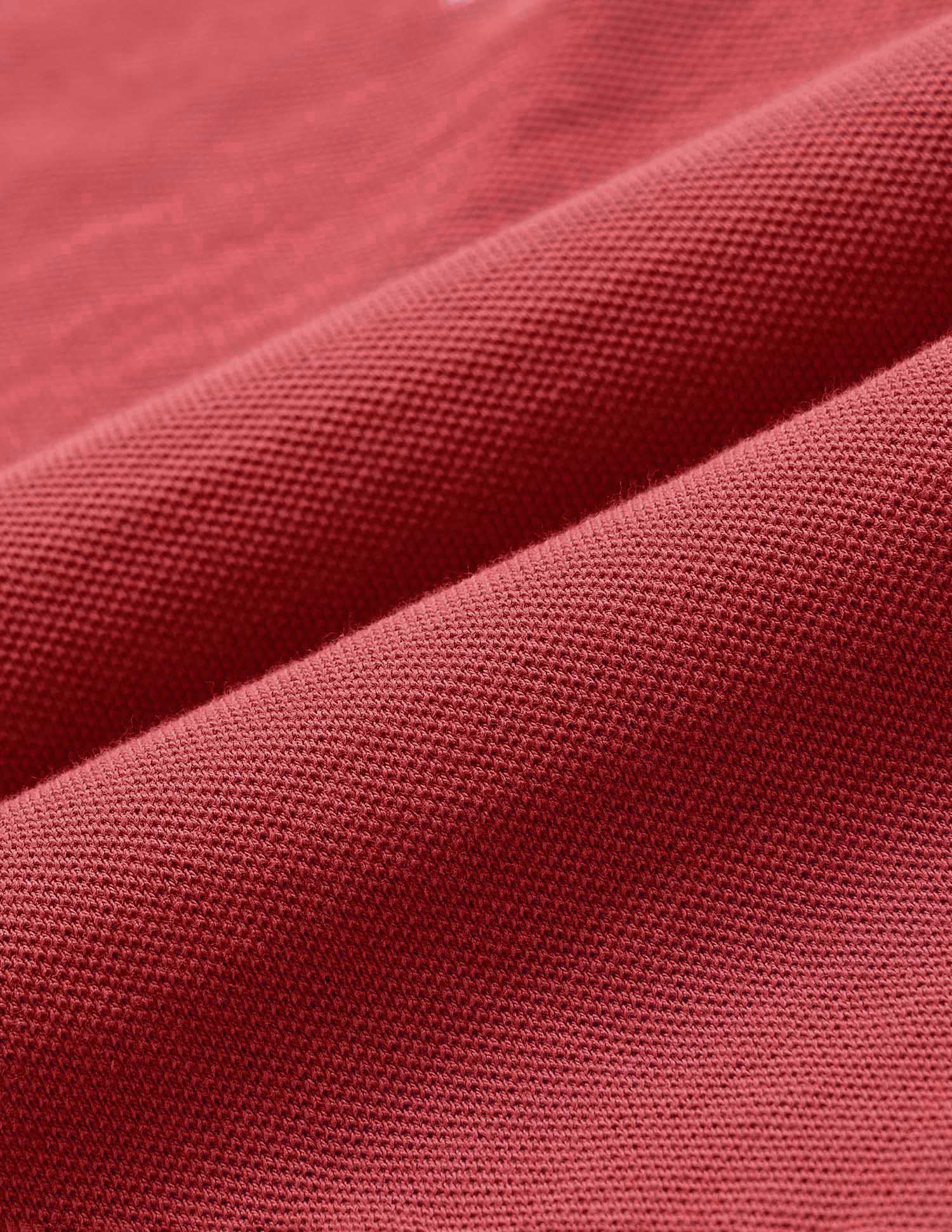 Pure Cotton Muscle Fit Polo Shirt Red - U.S. Polo Assn. India | Large