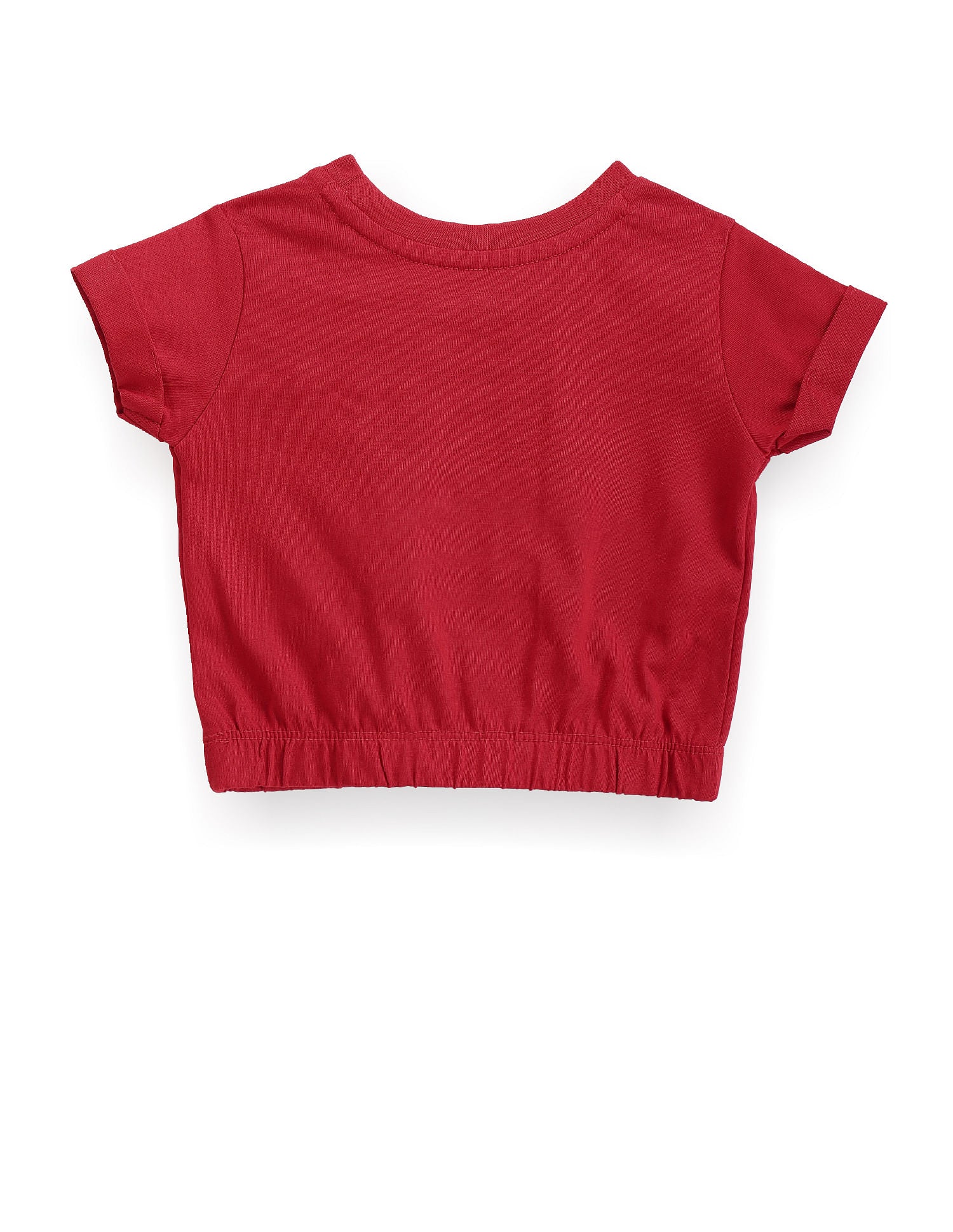 Girls Raised Logo T-Shirt Red - U.S. POLO ASSN. | Large