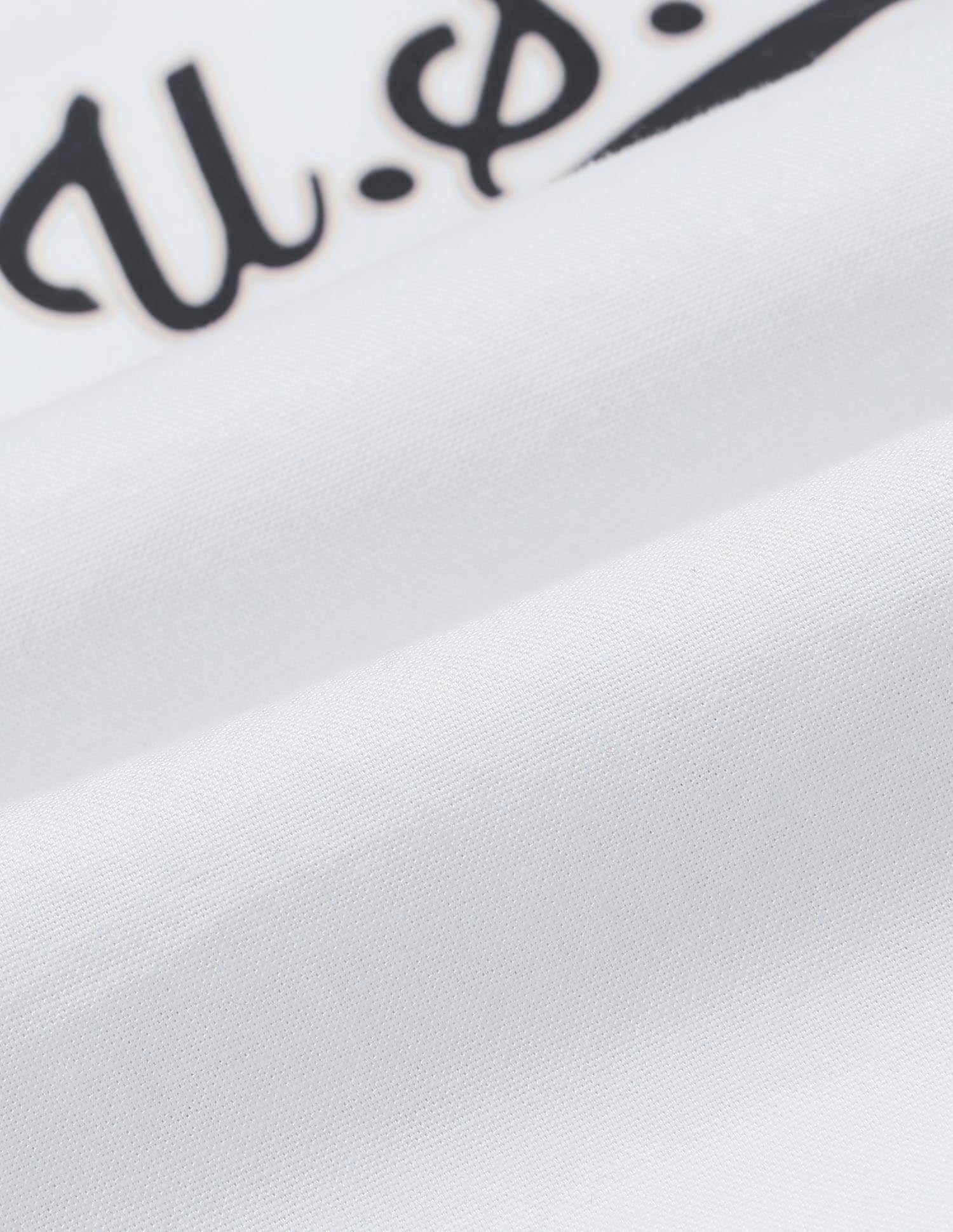 Boys Brand Embossed Oxford Shirt White - U.S. POLO ASSN. | Large