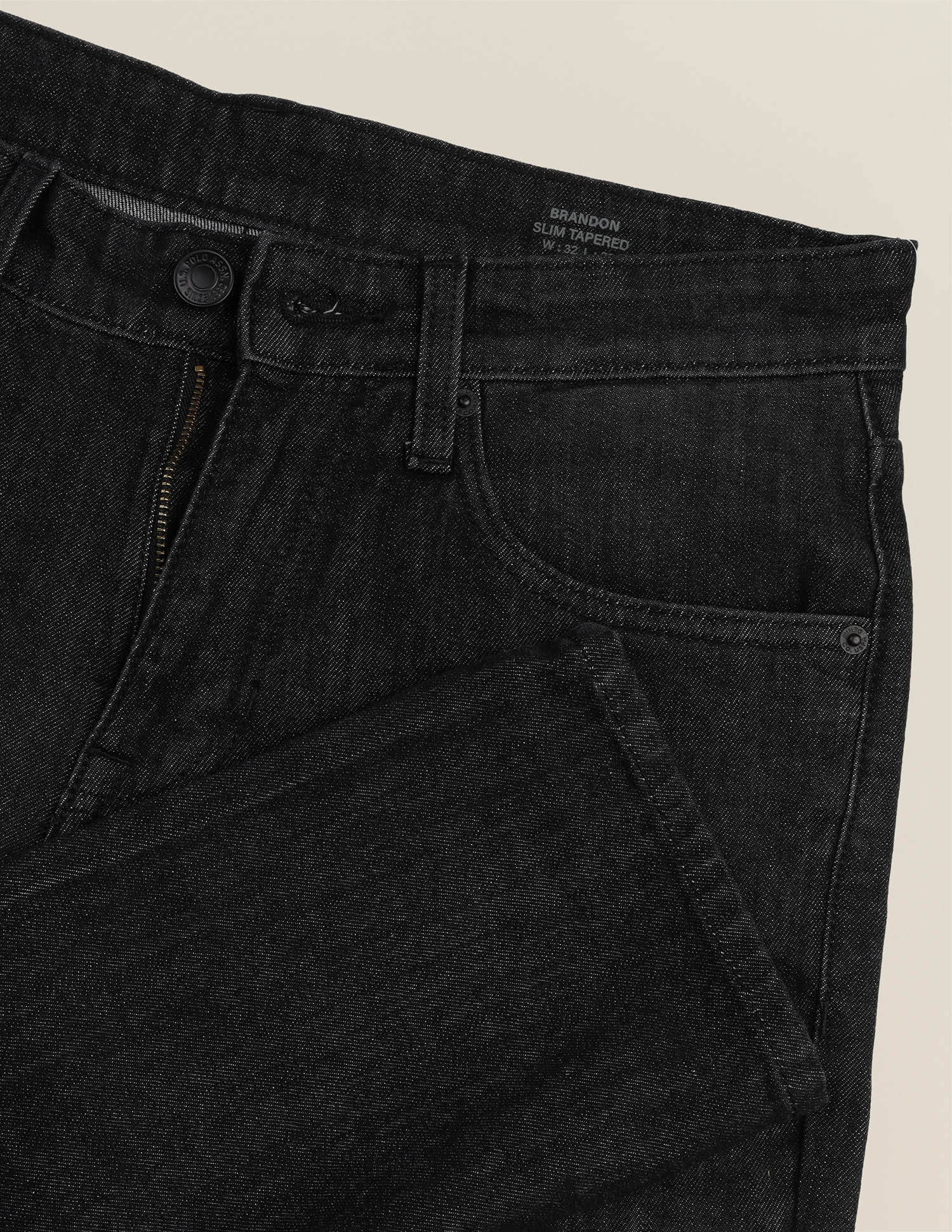 Brandon Slim-Tapered Fit Black Jeans Black - U.S. Polo Assn. India | Large