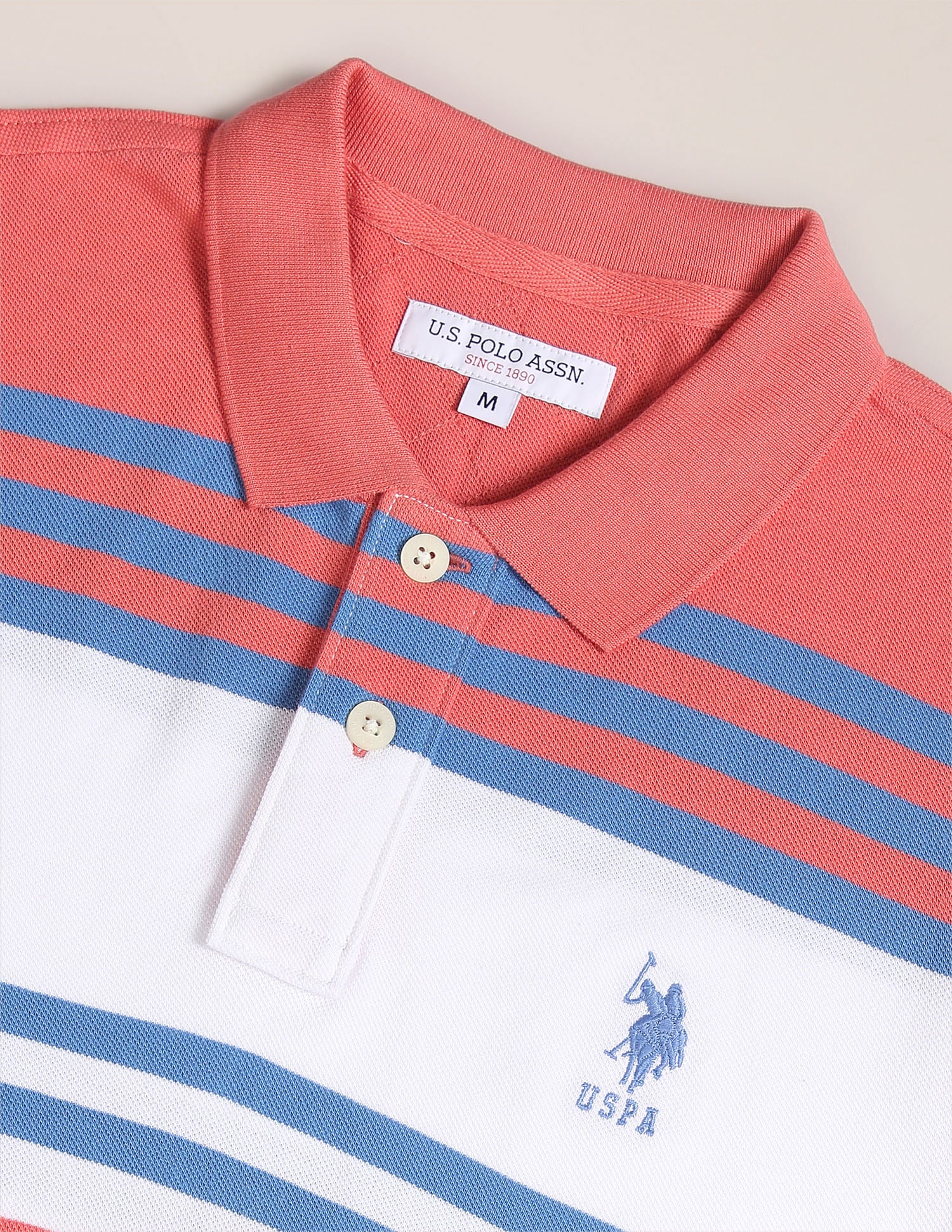 Horizontal Stripe Cotton Polo Shirt – U.S. Polo Assn. India