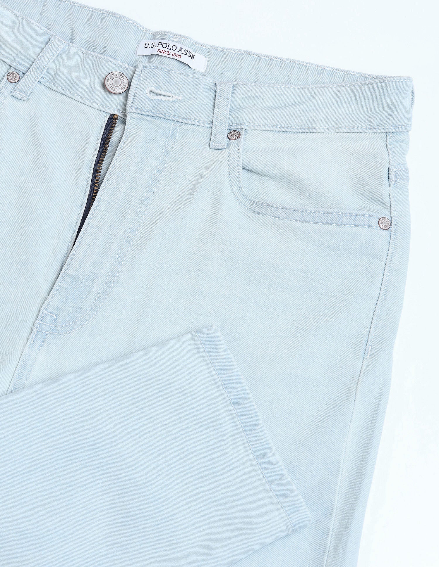 High Rise Mom Fit Jeans Blue - U.S. Polo Assn. India | Large