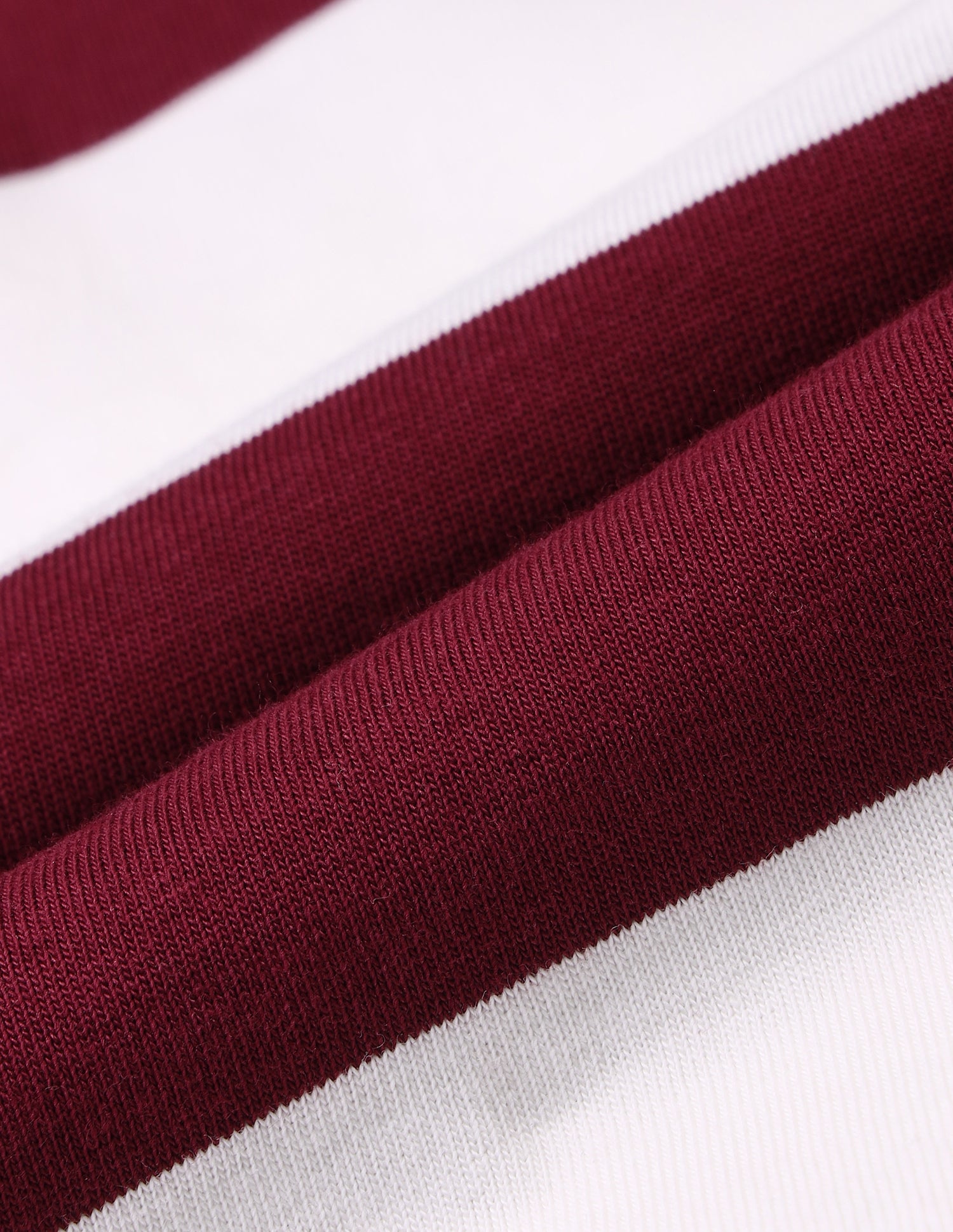 Horizontal Striped Regular Fit Polo Shirt Maroon - U.S. Polo Assn. India | Large