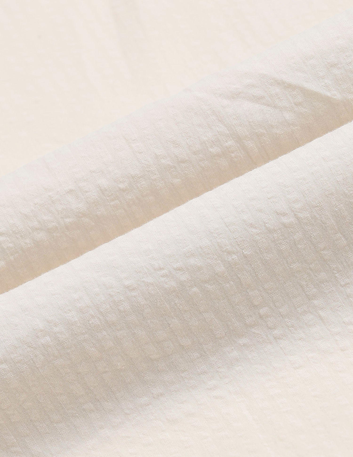 Regular Fit Seersucker Shirt Ivory - U.S. Polo Assn. India | Large