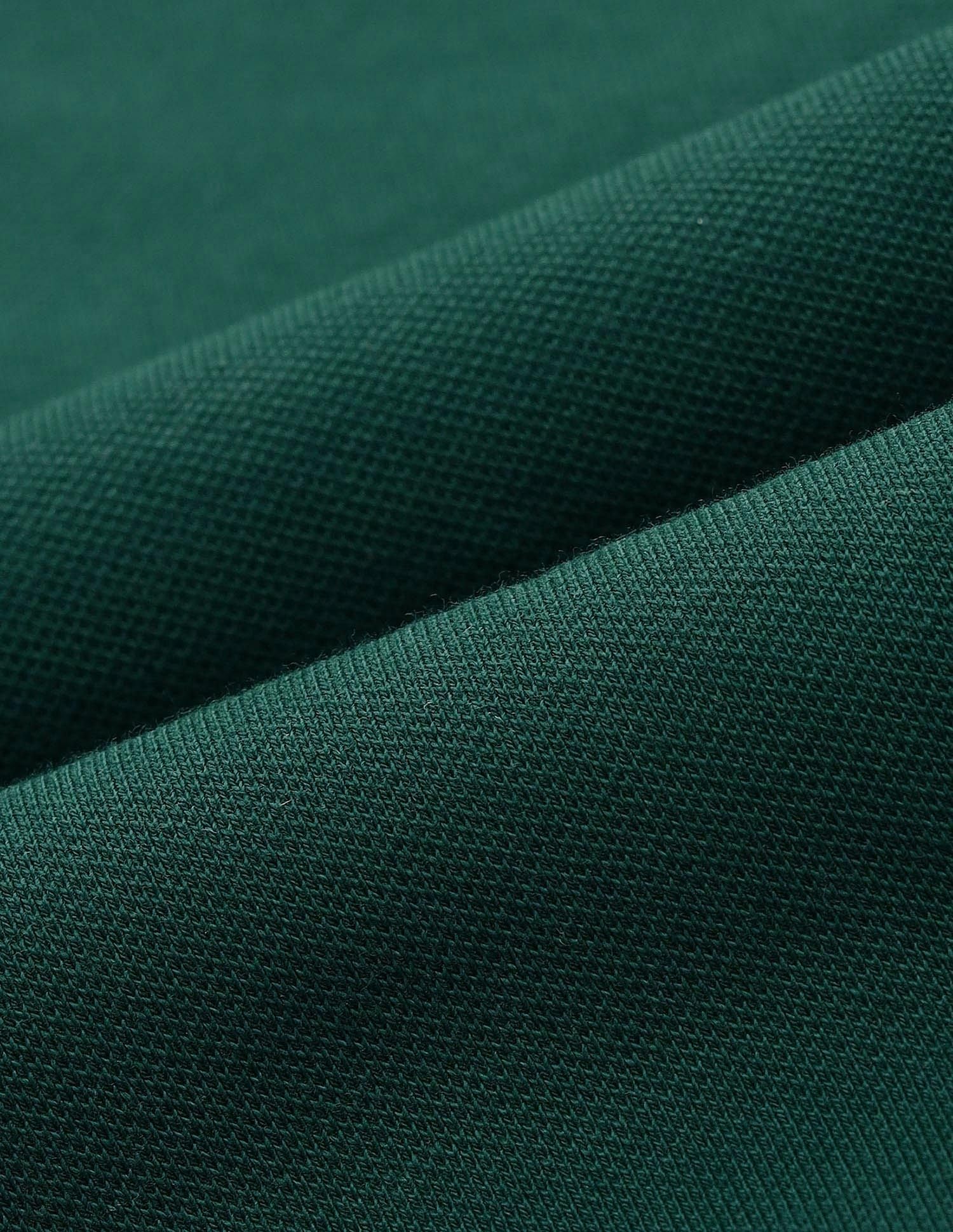 Tipped Collar Relaxed Polo Shirt Dark Green - U.S. Polo Assn. India | Large