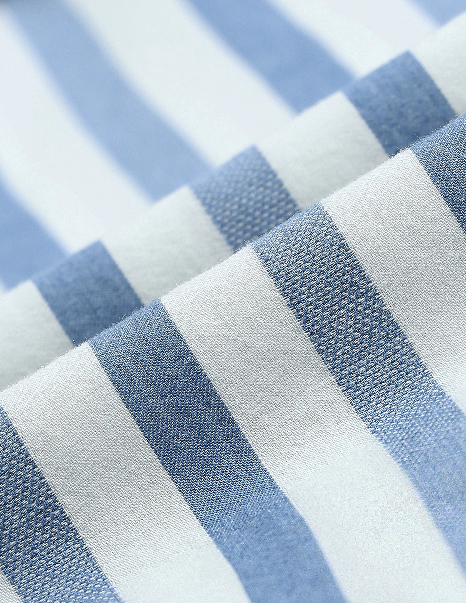 Vertical Stripe Slim Fit Shirt Light Indigo - U.S. POLO ASSN. | Large