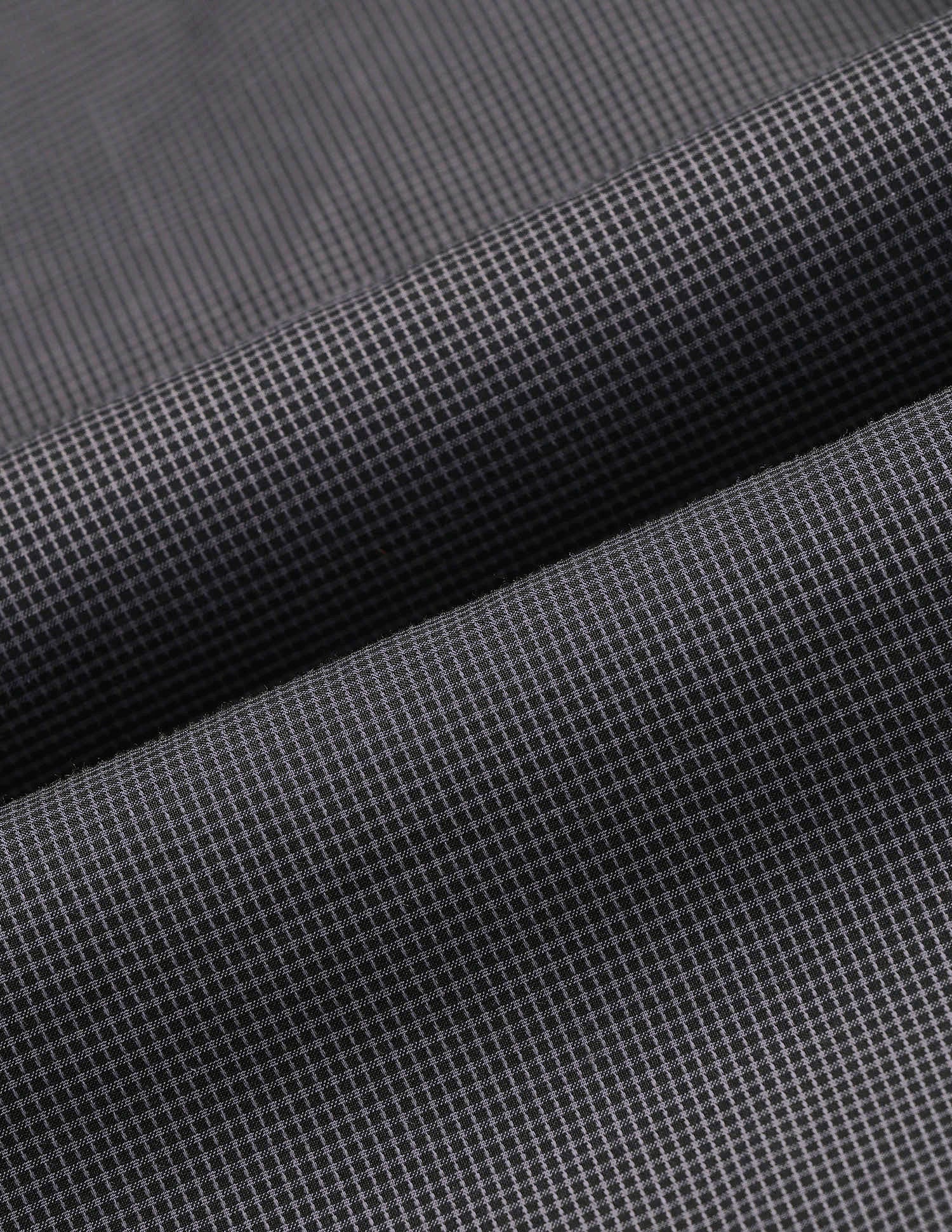 Micro Checked Black & Gold Shirt Dark Grey - U.S. Polo Assn. India | Large