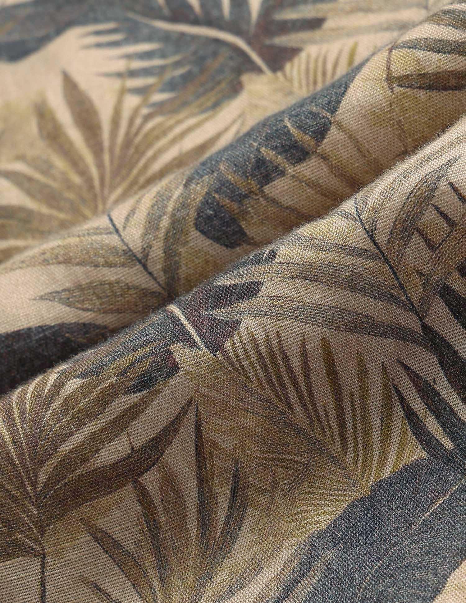 Tropical Printed Regular Fit shirt Olive - U.S. POLO ASSN. | Large