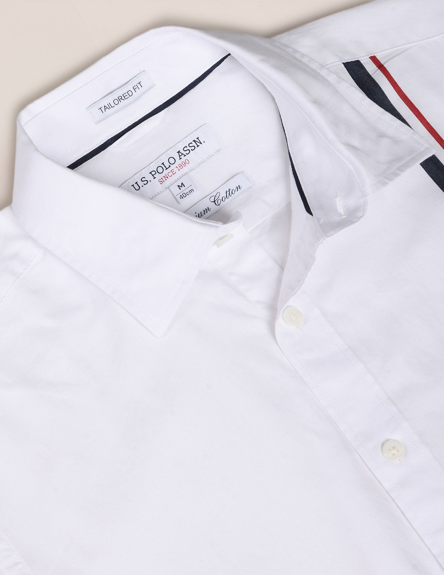 Vertical Brand Stripe Cotton Shirt – U.S. Polo Assn. India