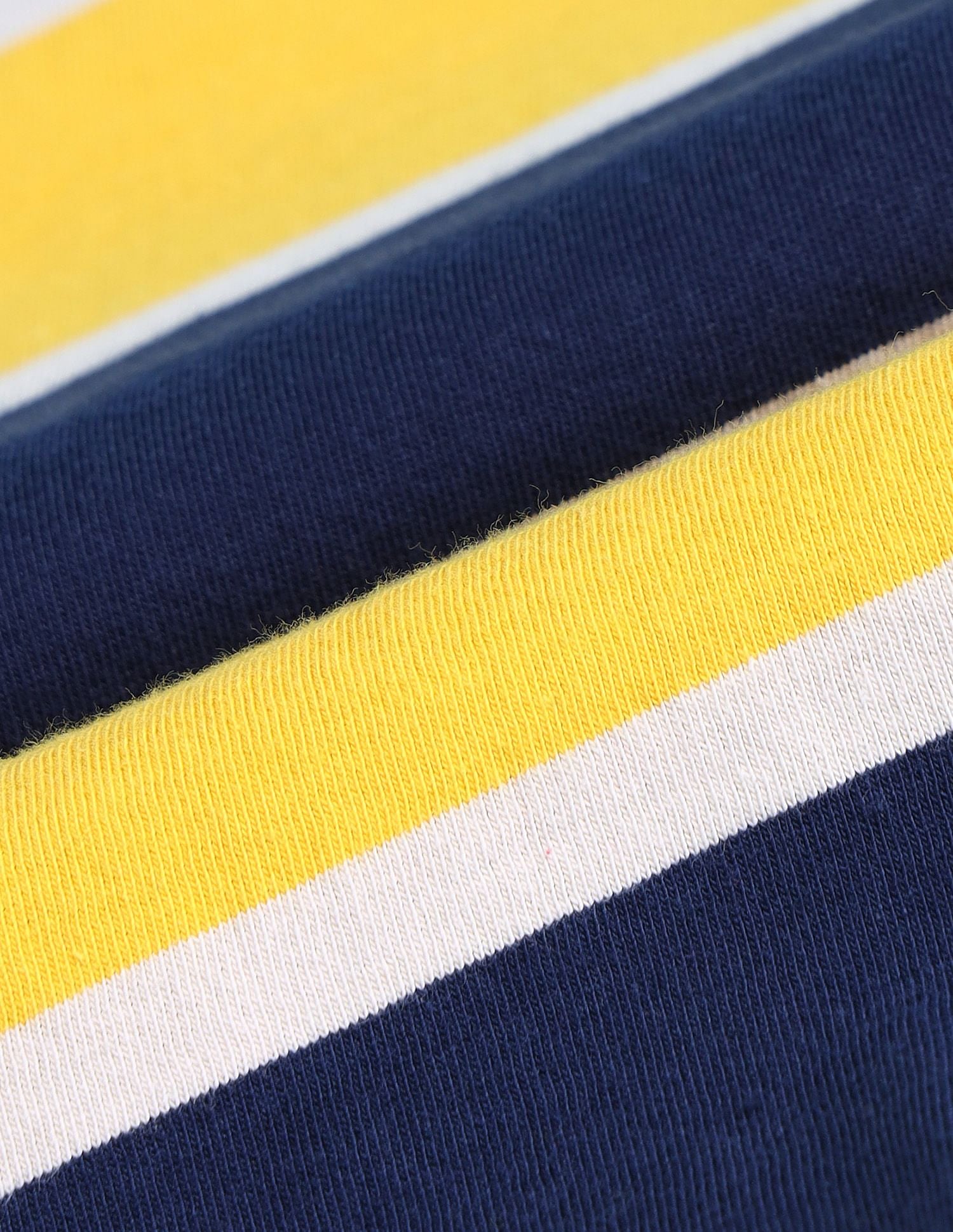 Boys Horizontal Stripes T-Shirt Yellow - U.S. POLO ASSN. | Large