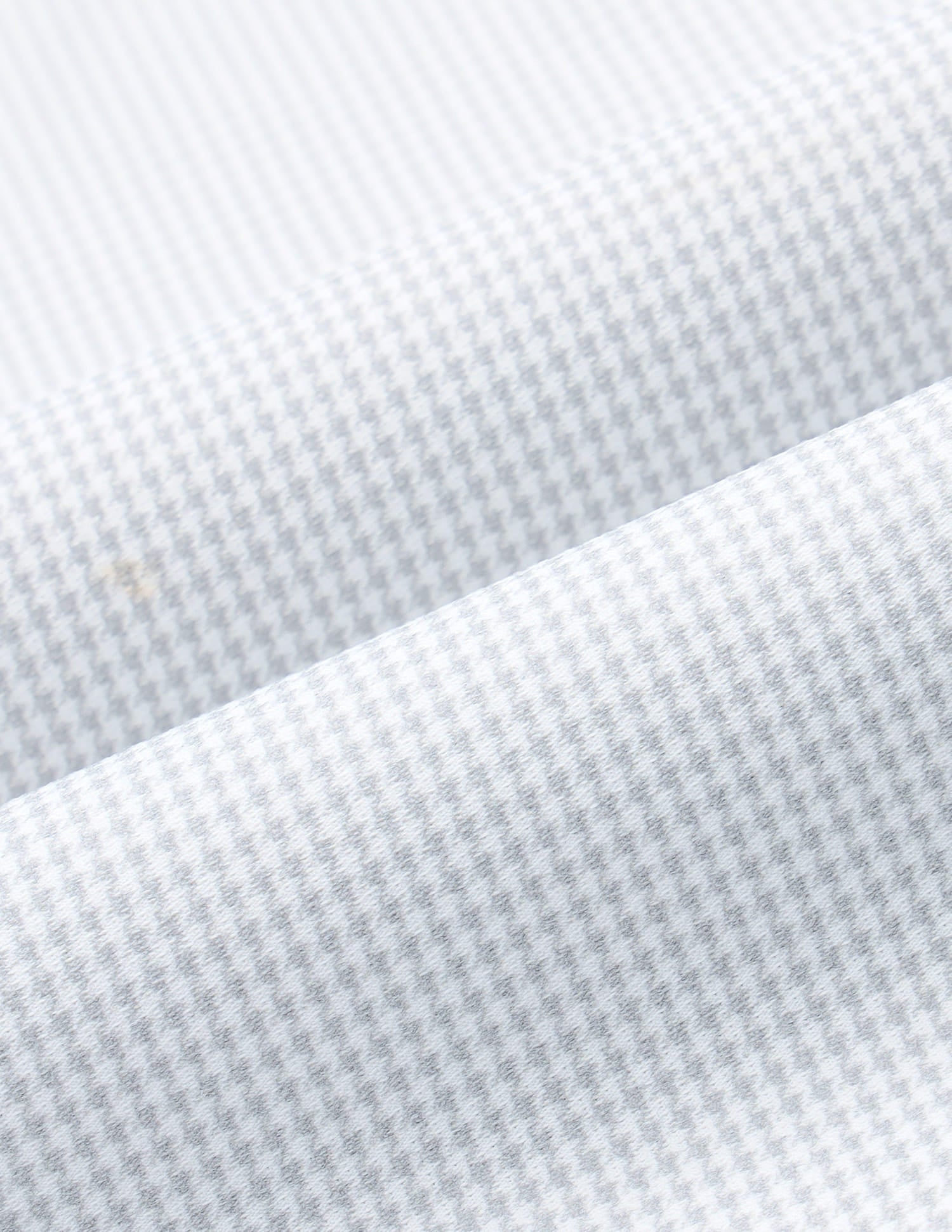 Houndstooth Checked Slim Fit Polo Shirt Light Grey - U.S. Polo Assn. India | Large