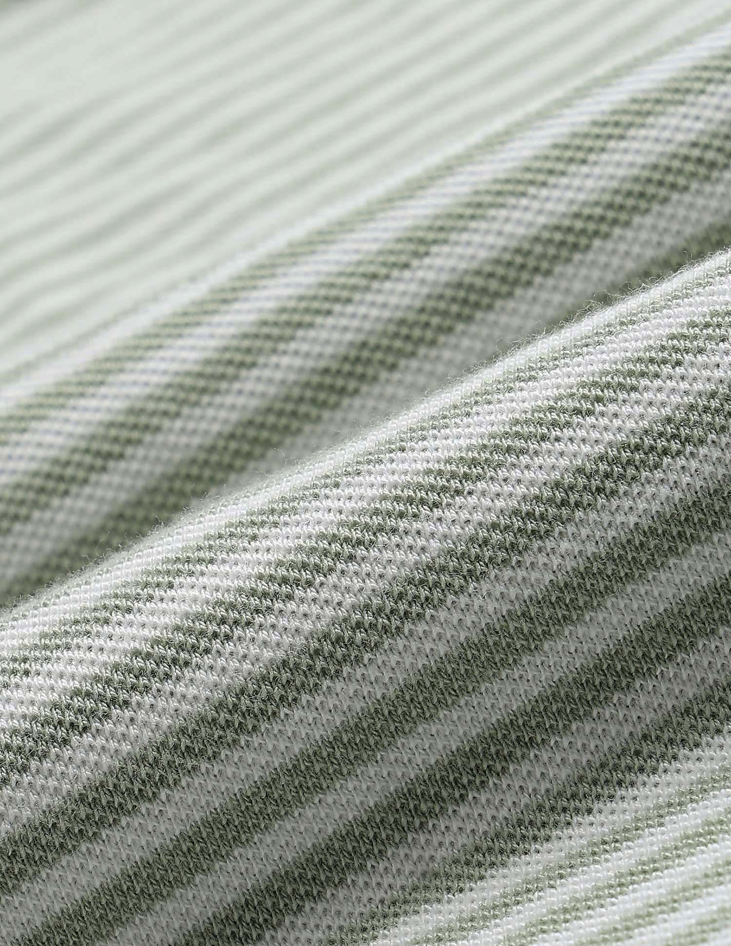 Horizontal Striped Varsity Polo Shirt Light Green - U.S. POLO ASSN. | Large