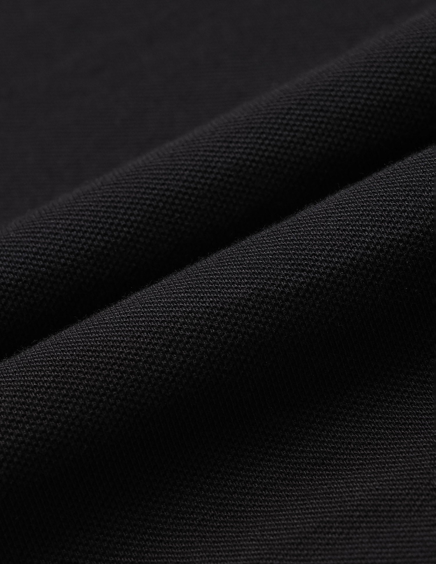 Slim Fit Solid Polo Shirt Black - U.S. Polo Assn. India | Large