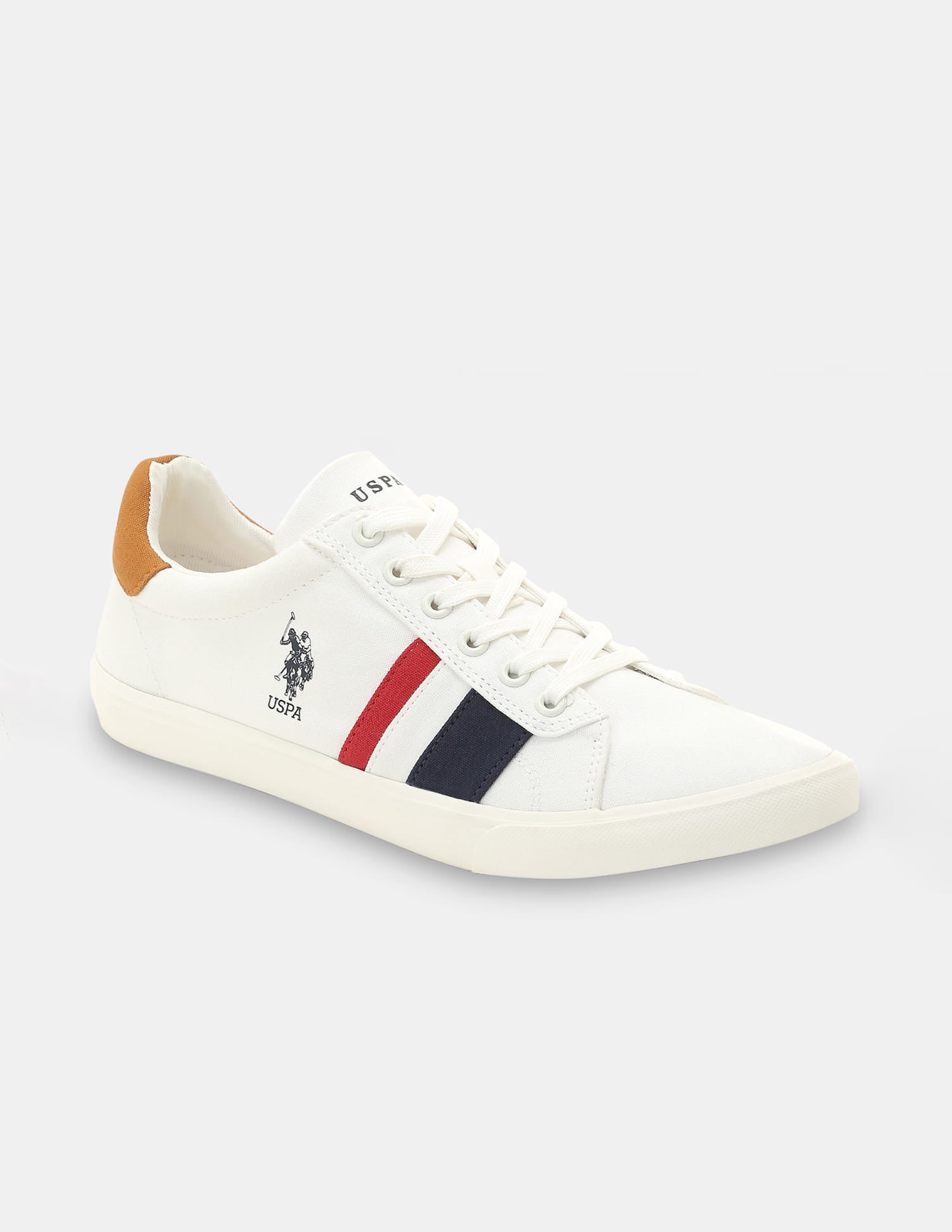 Men Striped Round Toe Abor 5.0 Sneakers