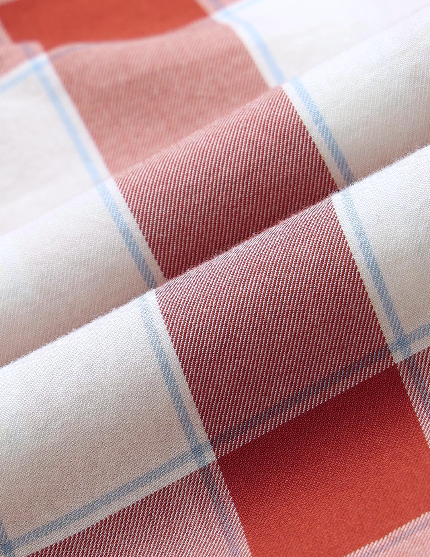 Buffalo Checked Pure Cotton Shirt Rust - U.S. POLO ASSN. | Large