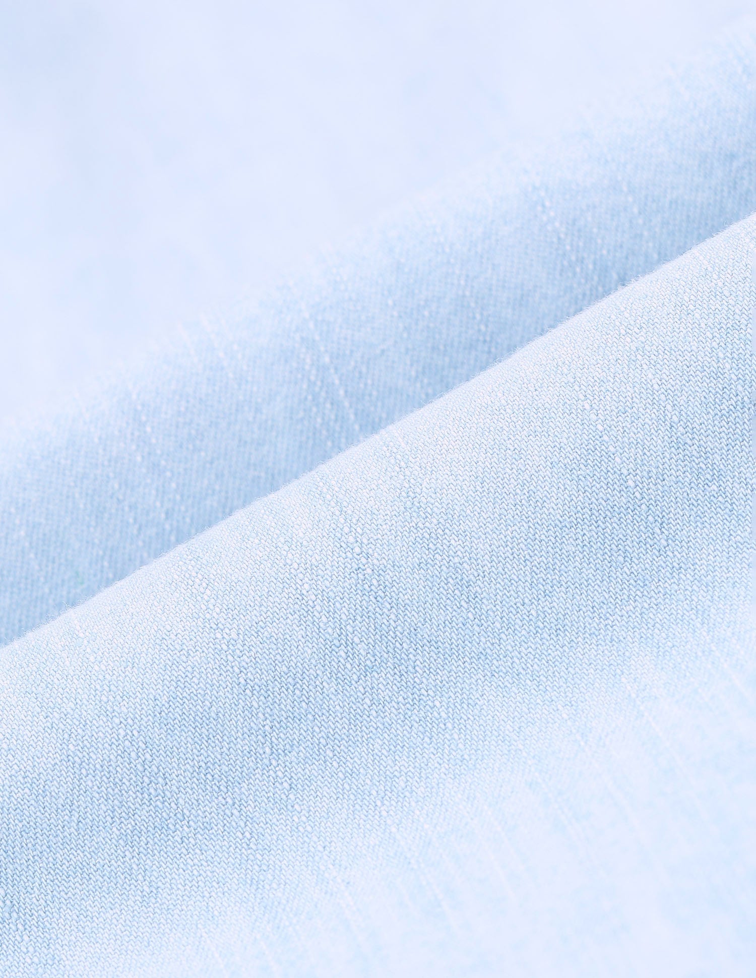 Twill Pure Cotton Shirt Light Indigo - U.S. POLO ASSN. | Large