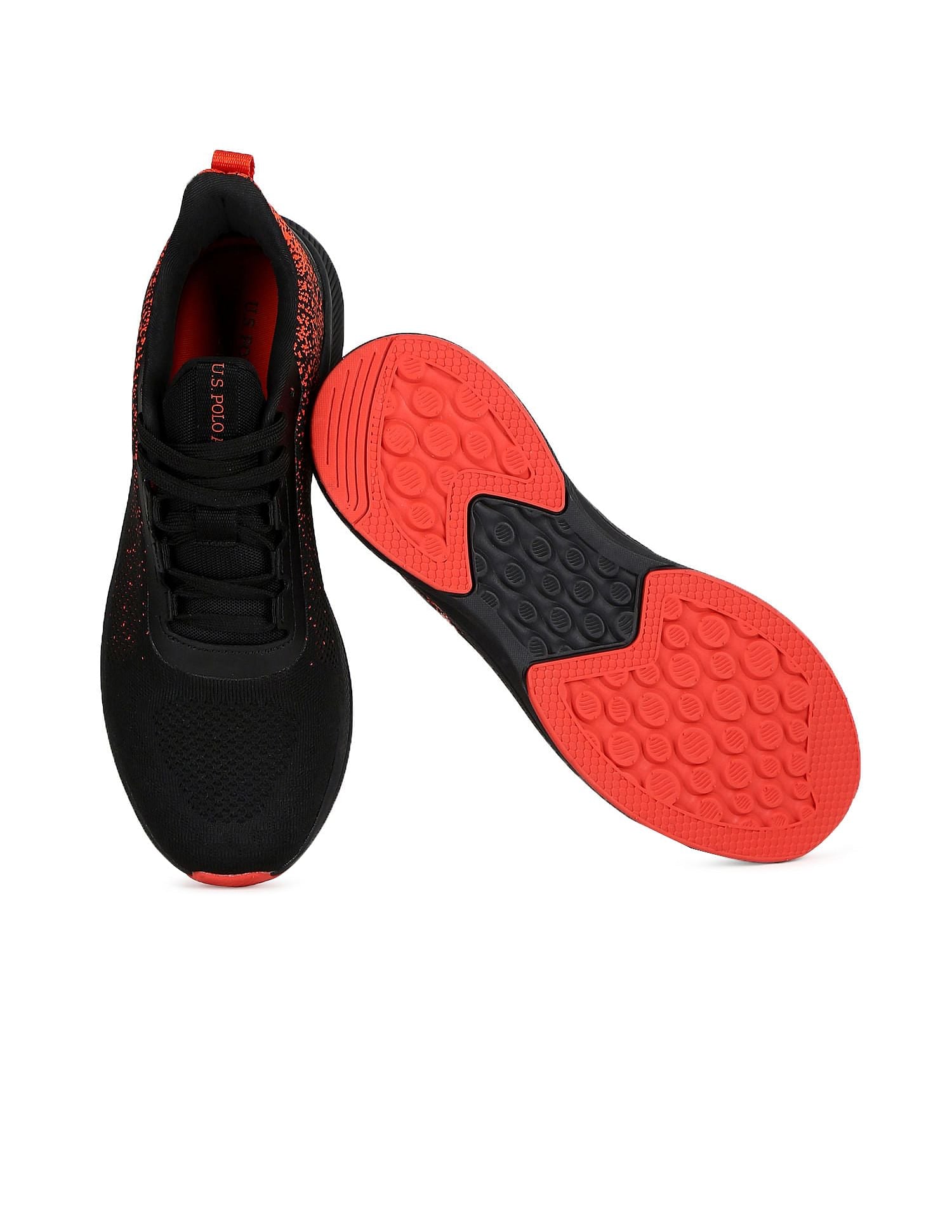 Ombre Lace Up Wanson 2.0 Sneakers Black - U.S. Polo Assn. India | Large